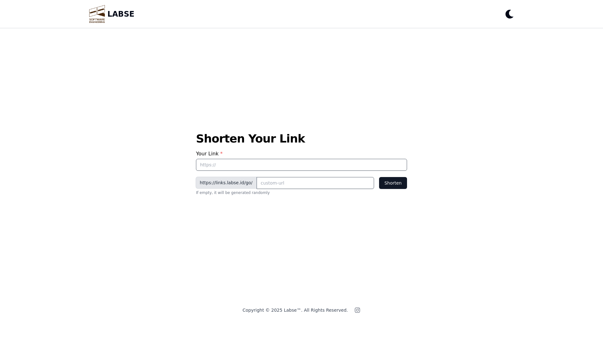 website screenshot of https://links-labse.pages.dev/