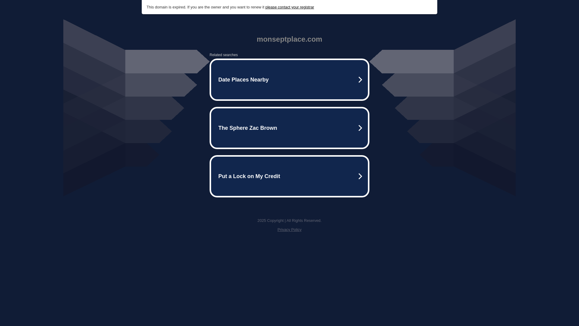 website screenshot of https://monseptplace.com/