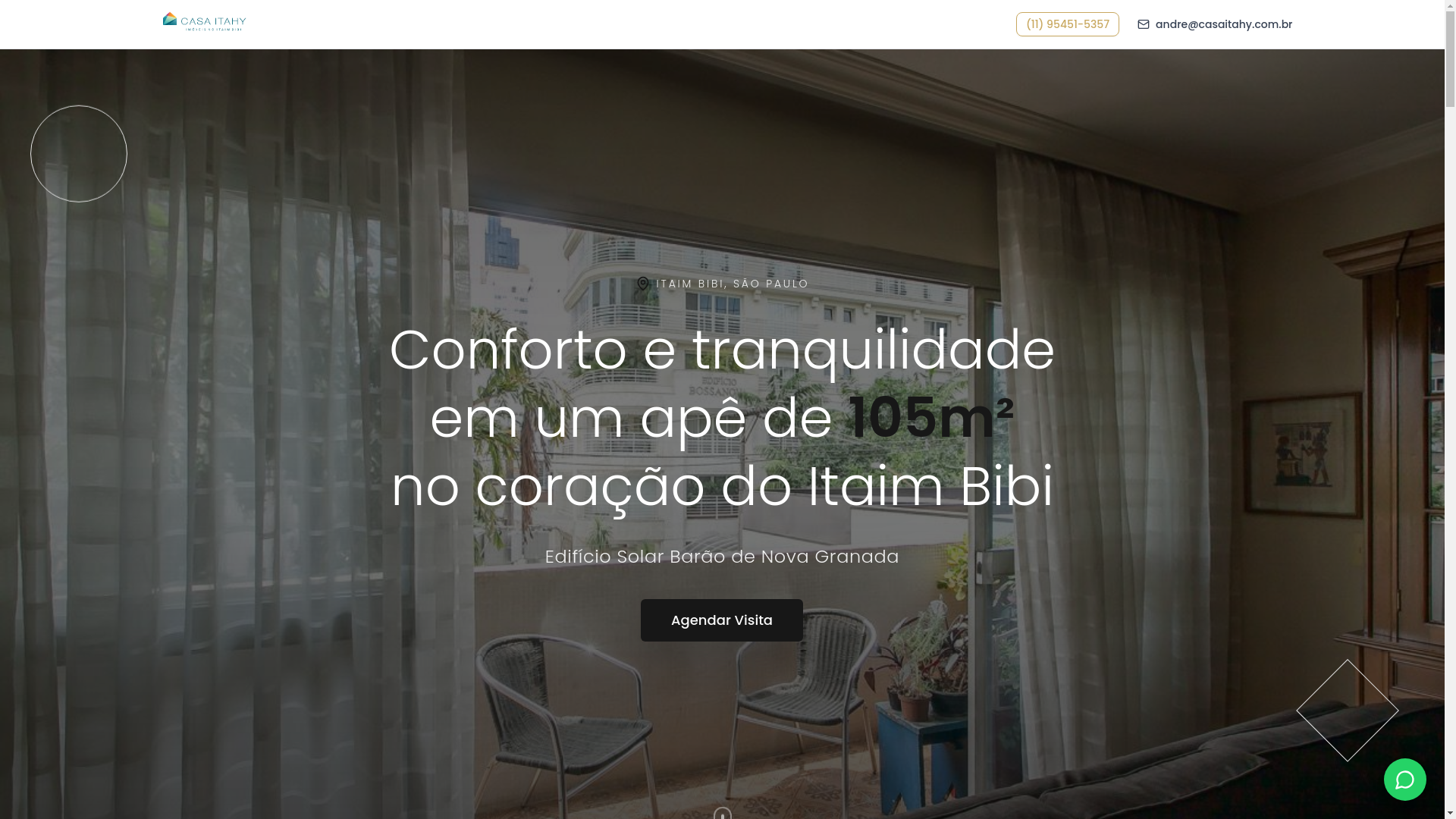 website screenshot of https://casaitahyimoveis.com/