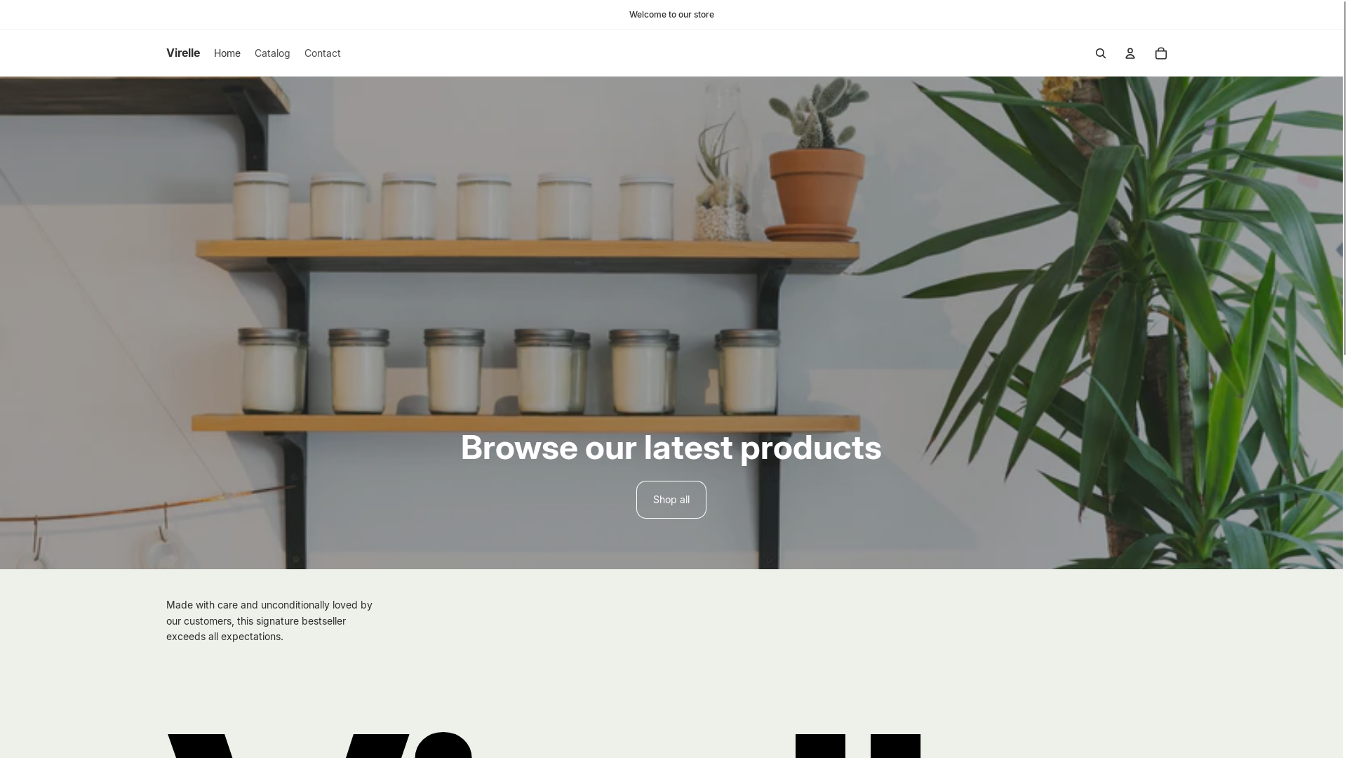 website screenshot of https://virelle.co.uk/