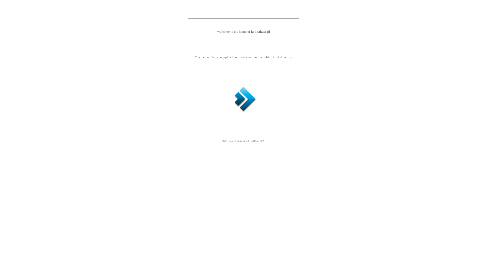 website screenshot of https://kodnakase.pl/