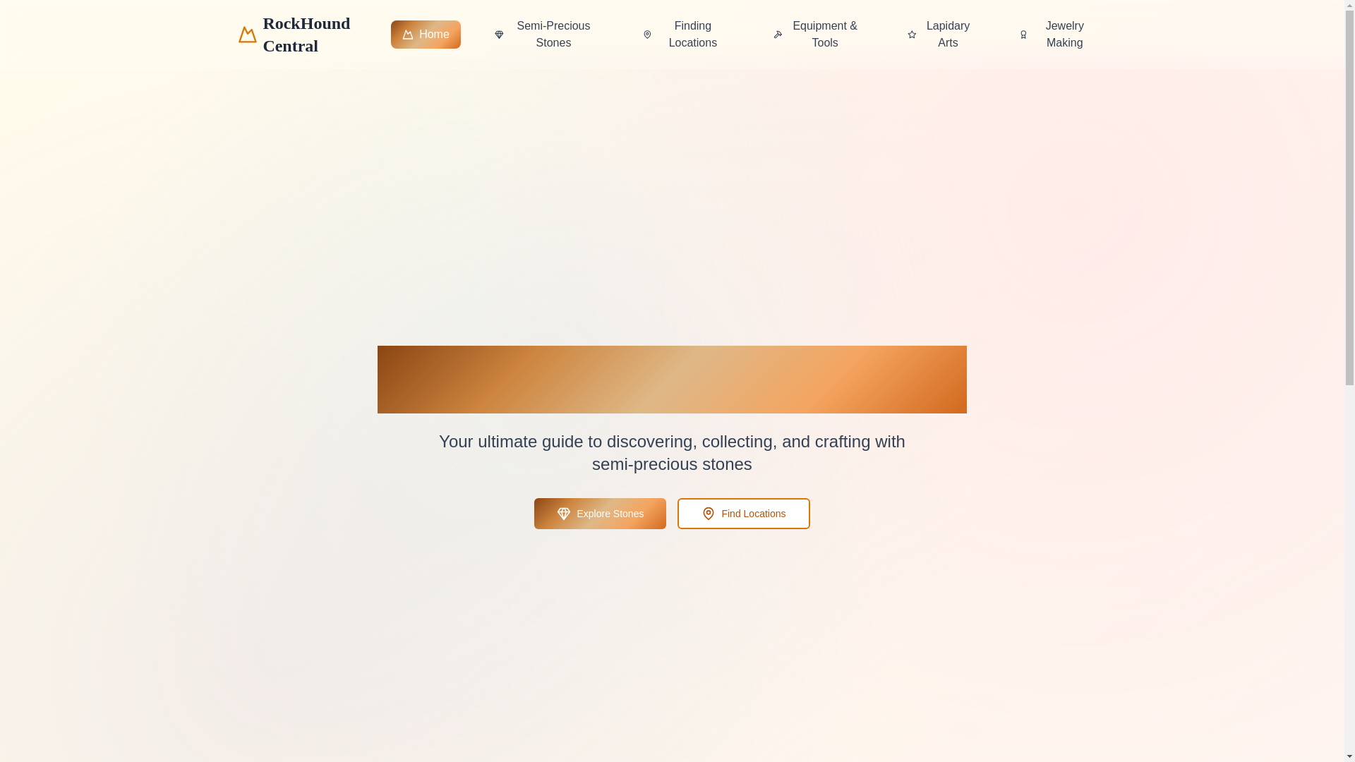 website screenshot of https://rockhound4u.com/