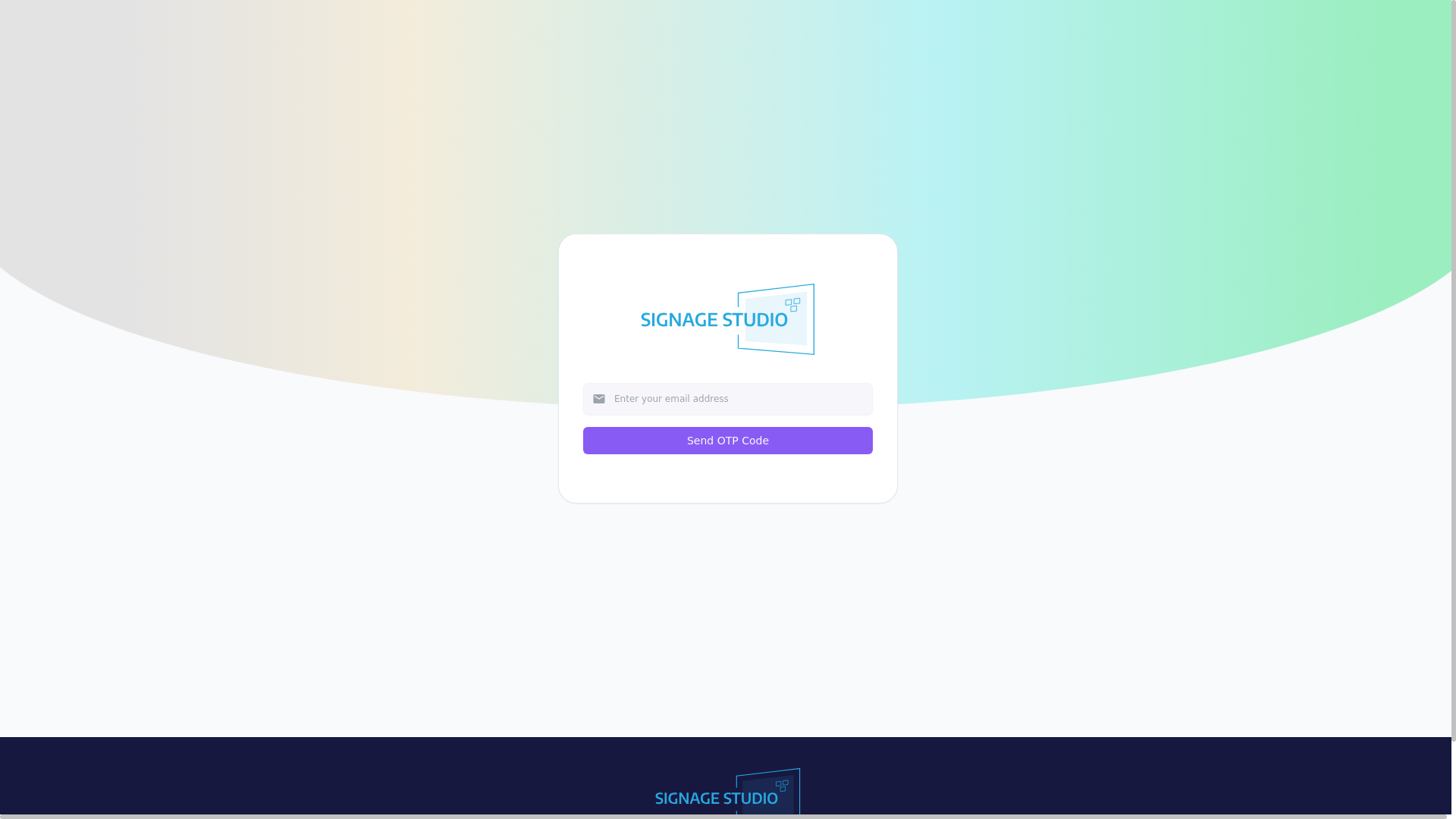 website screenshot of https://signagestudio-dashboard.pages.dev/