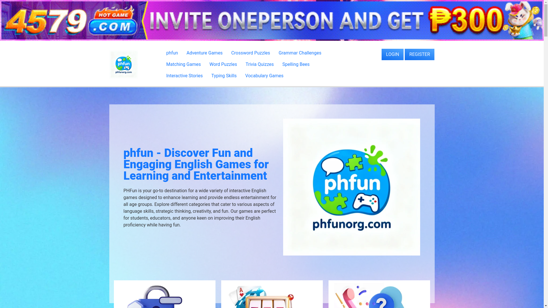 website screenshot of https://phfunorg.com/