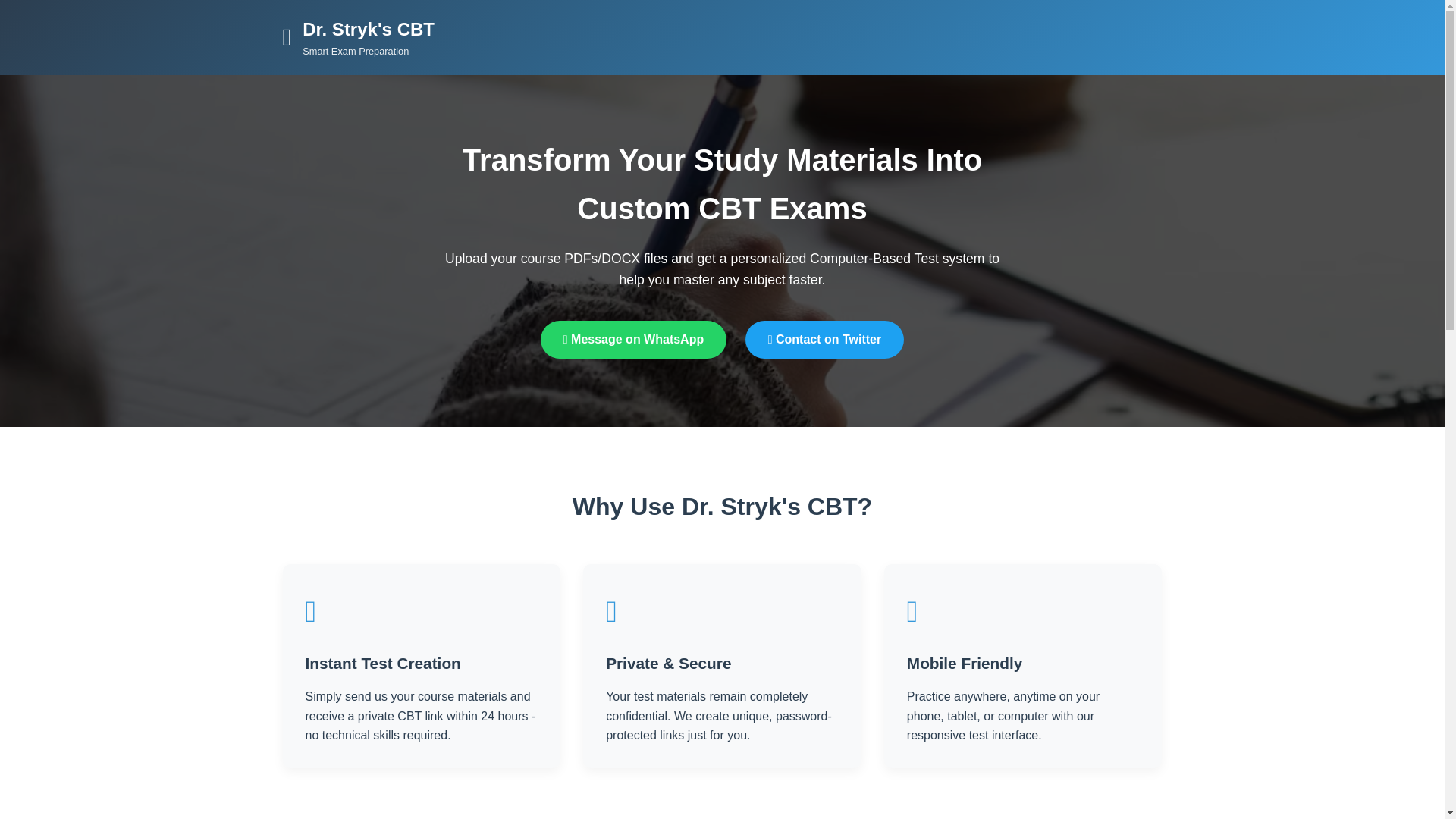 website screenshot of https://stryk-cbt.pages.dev/