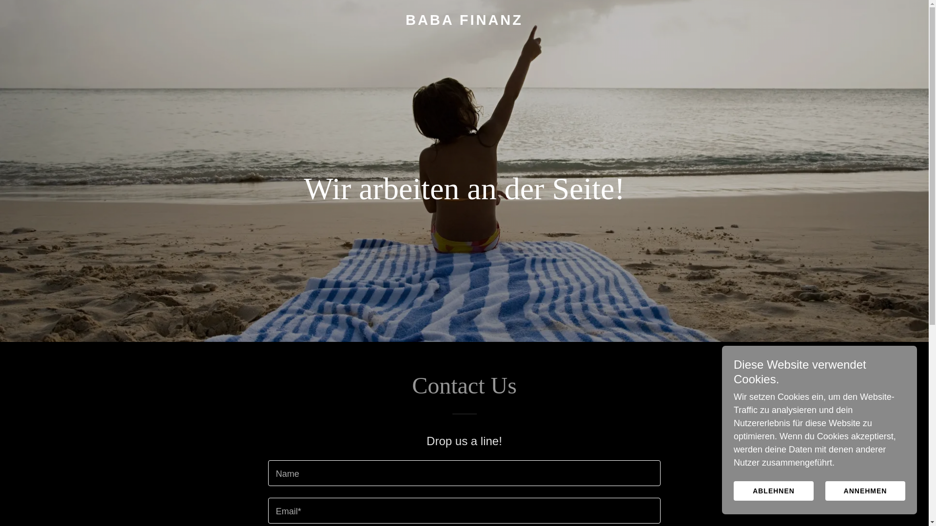 website screenshot of https://baba-finanz.com/