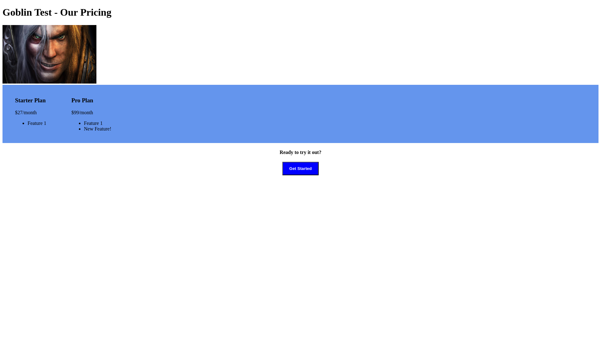 website screenshot of https://goblin-test.pages.dev/