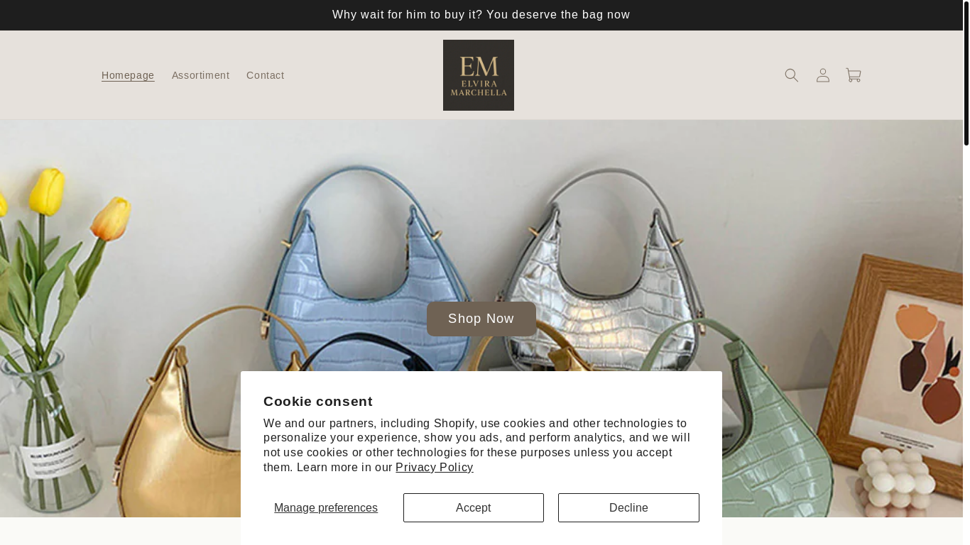 website screenshot of https://elviramarchella.com/