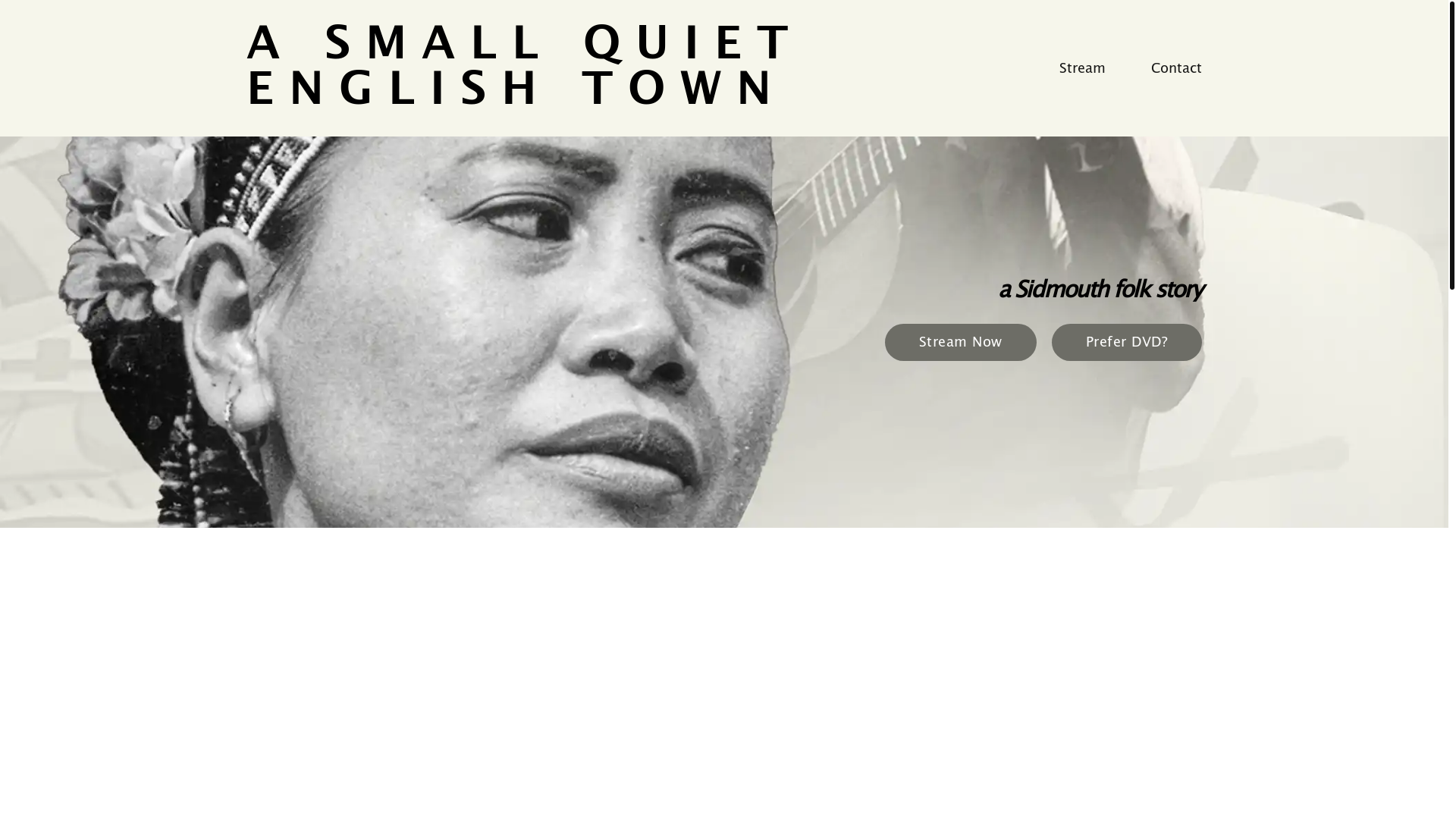 website screenshot of https://asmallquietenglishtown.co.uk/