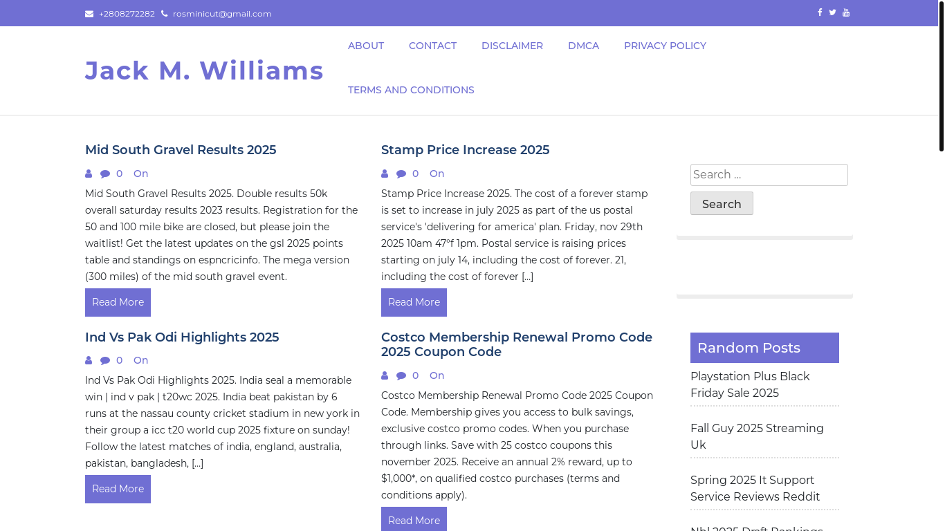 website screenshot of https://jackmwilliams.pages.dev/