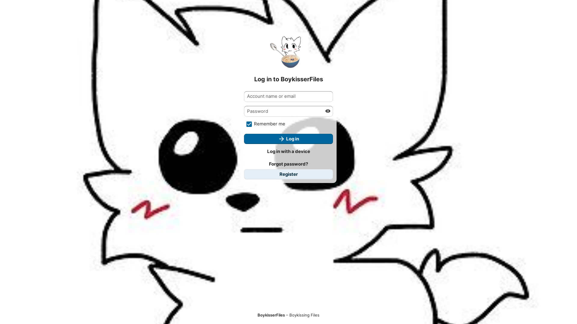 website screenshot of https://boykisserfiles.click/