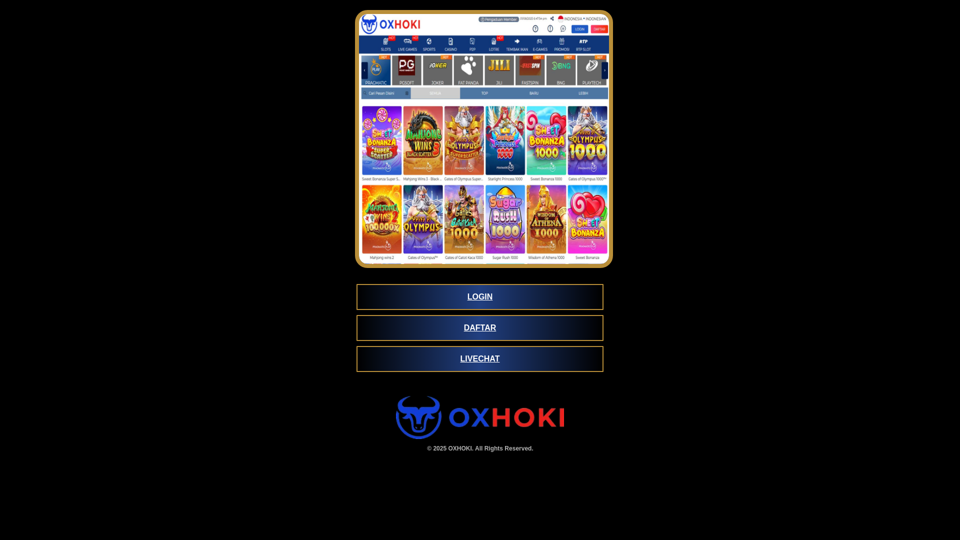 website screenshot of https://oxhoki-site.pages.dev/