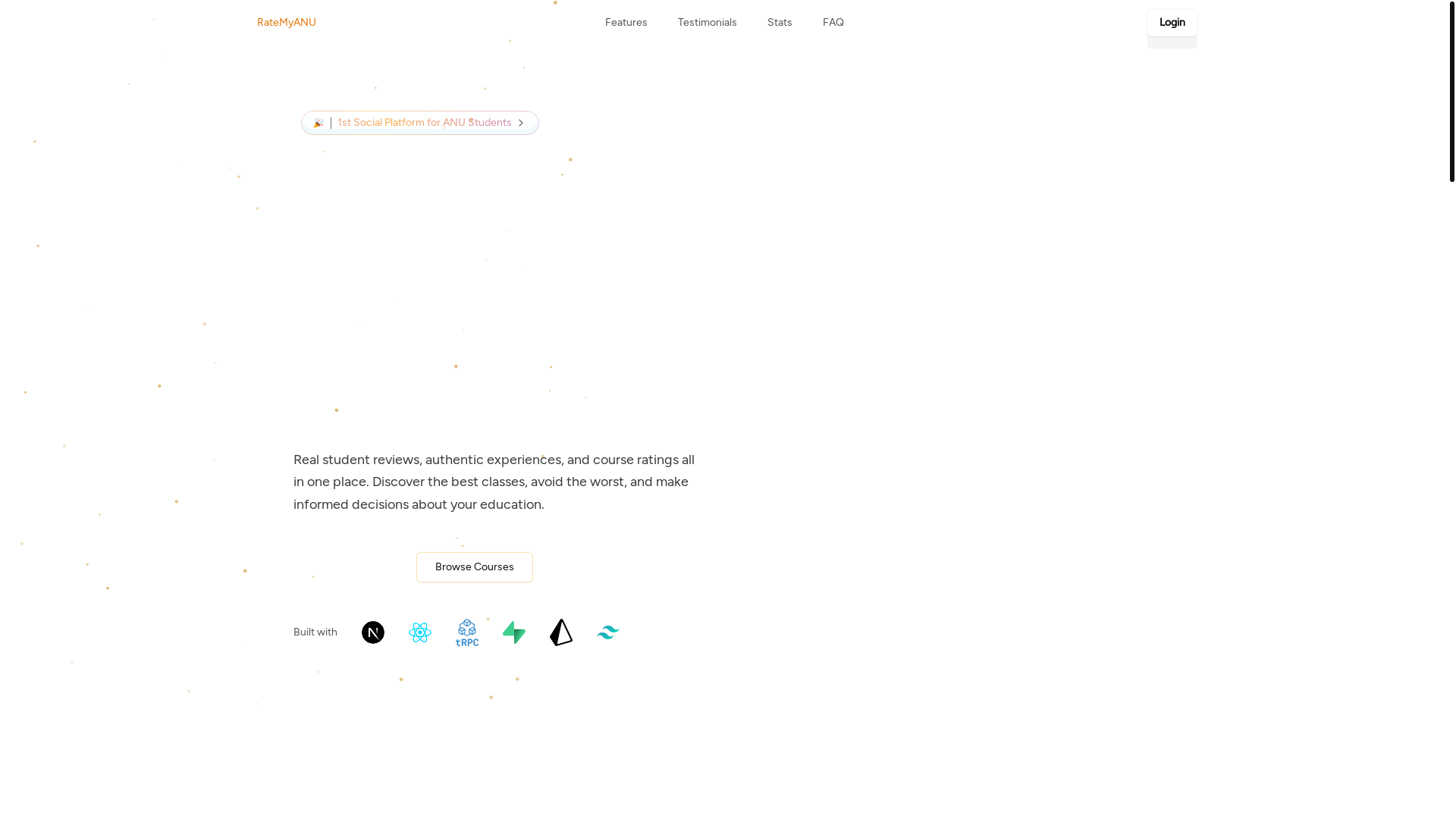 website screenshot of https://ratemyanu.social/