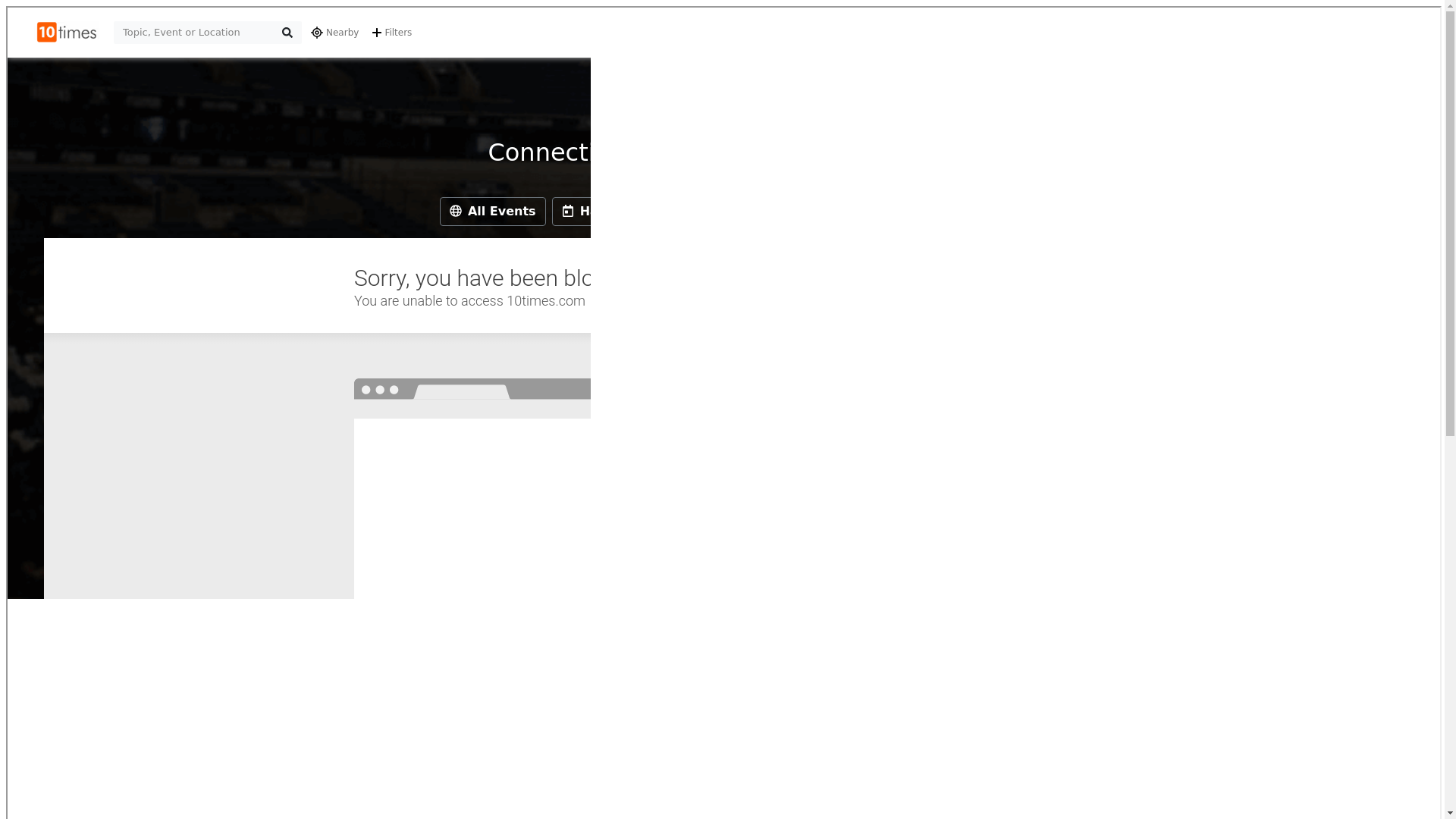 website screenshot of https://10times.in/