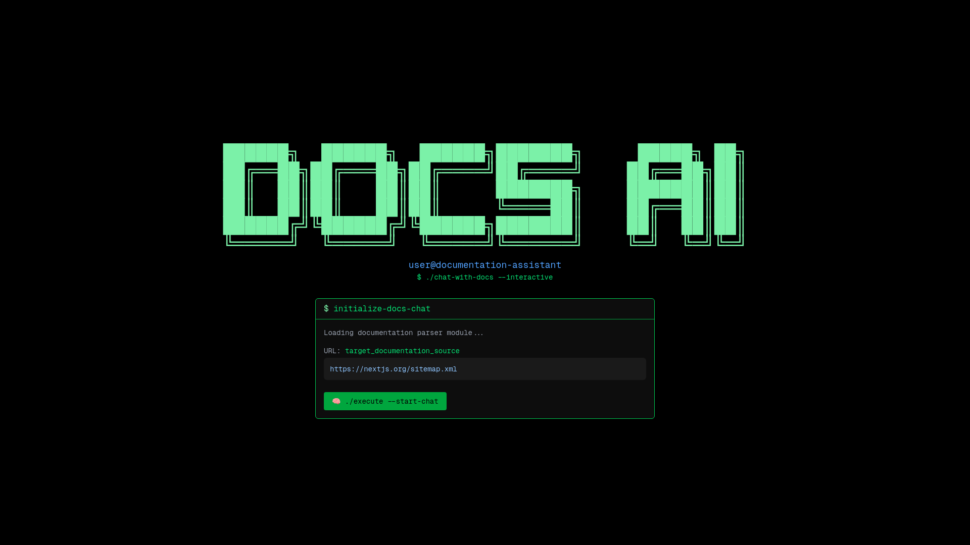 website screenshot of https://docsai-frontend.pages.dev/