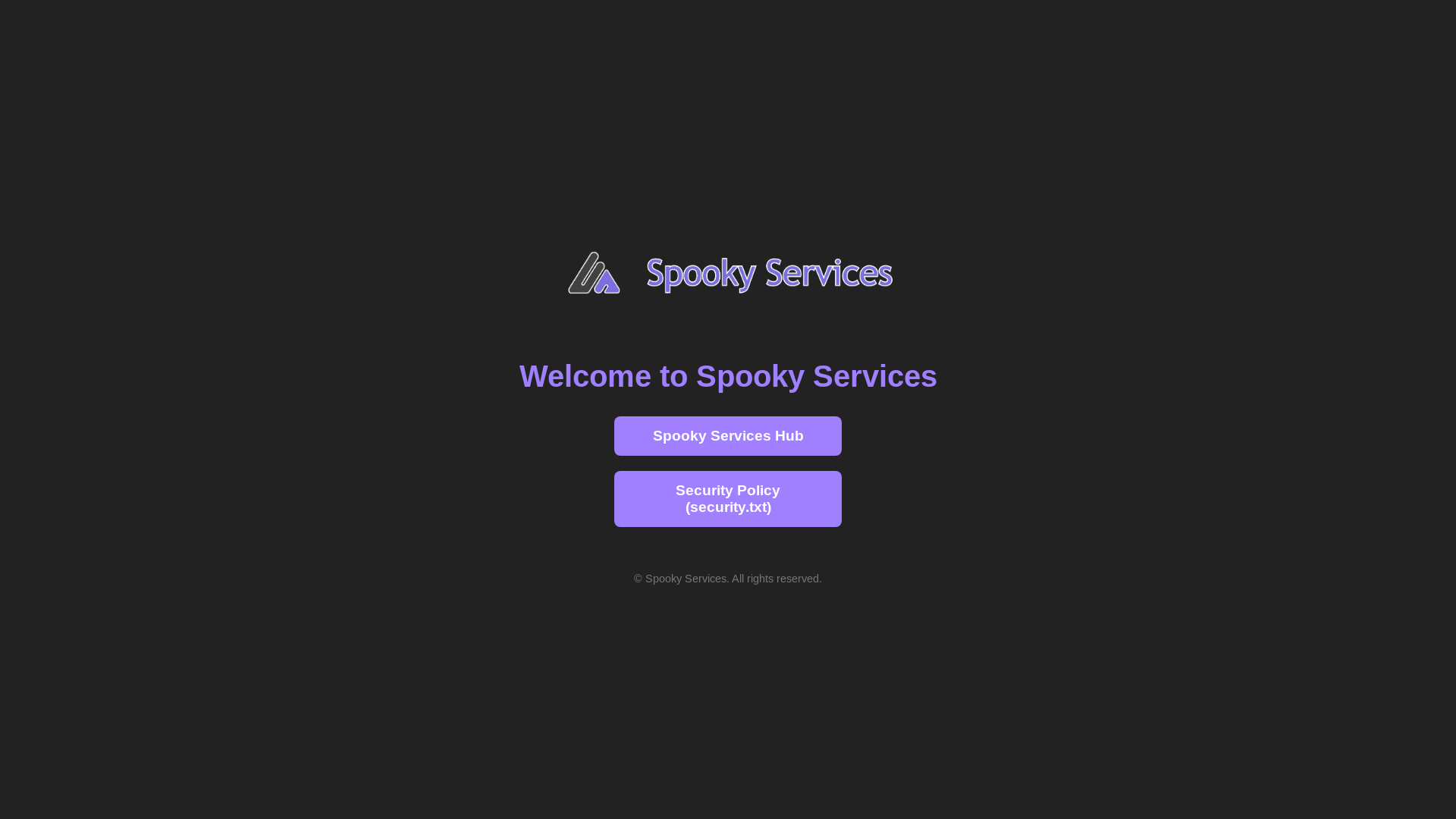 website screenshot of https://securityspookysrv.pages.dev/