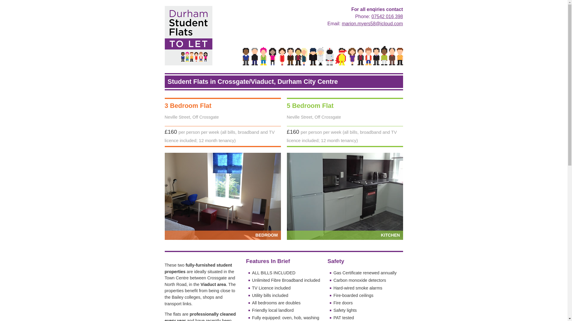 website screenshot of https://durhamstudentflats-website.pages.dev/