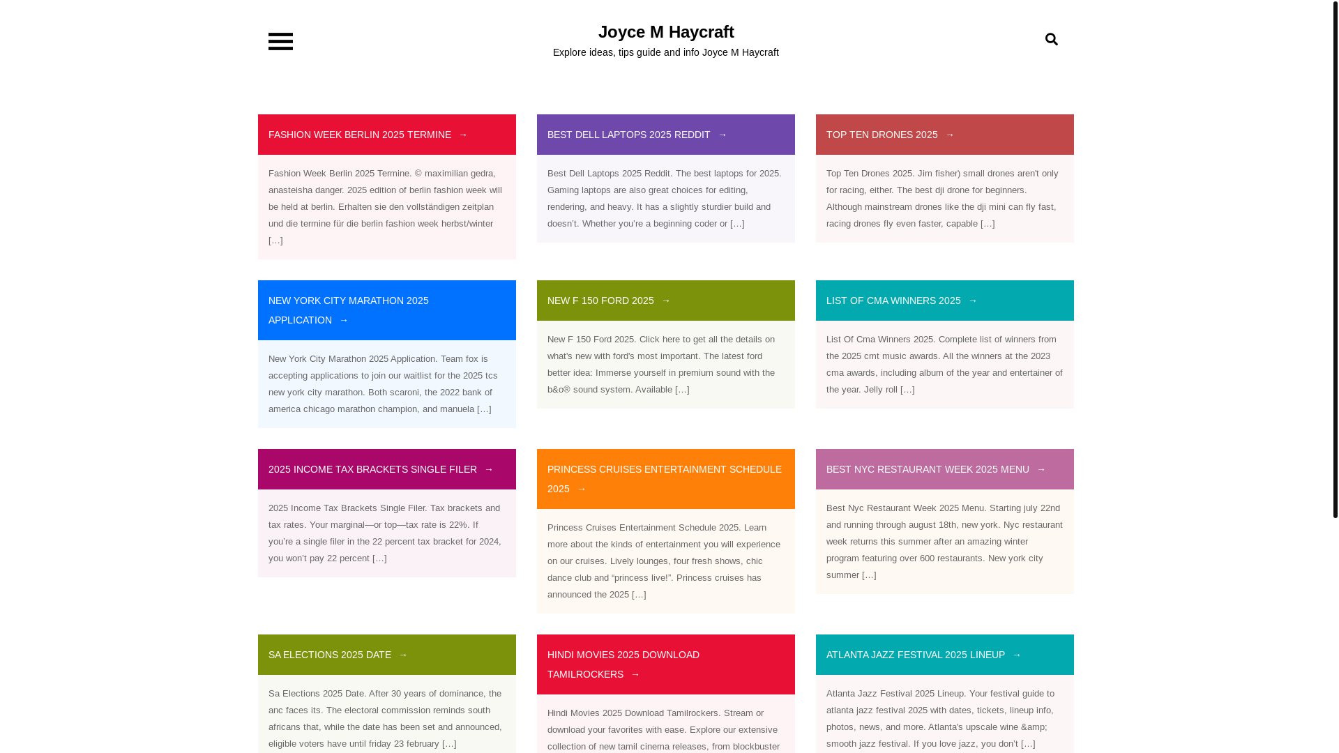 website screenshot of https://joycemhaycrafte.pages.dev/
