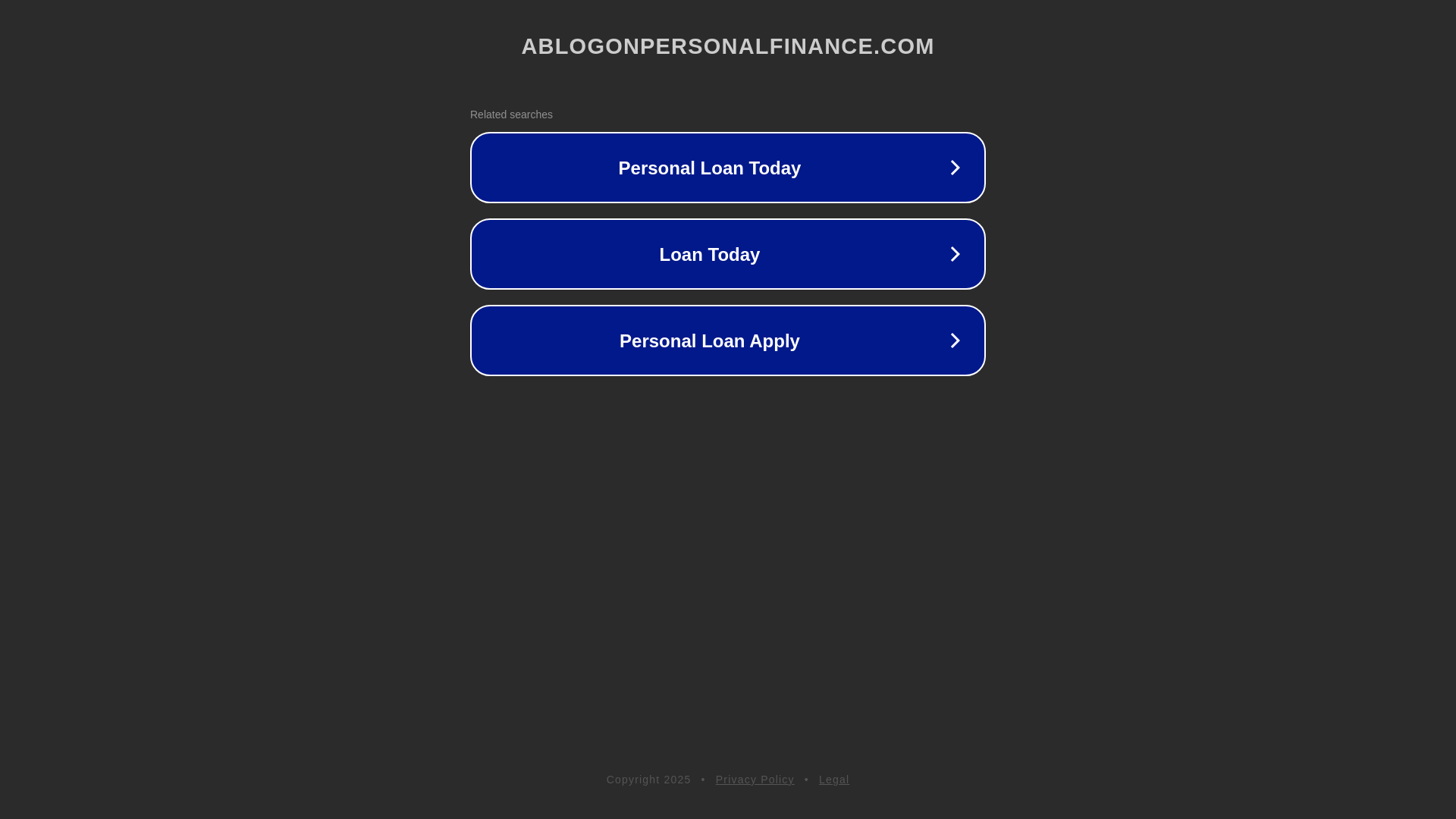 website screenshot of https://ablogonpersonalfinance.com/