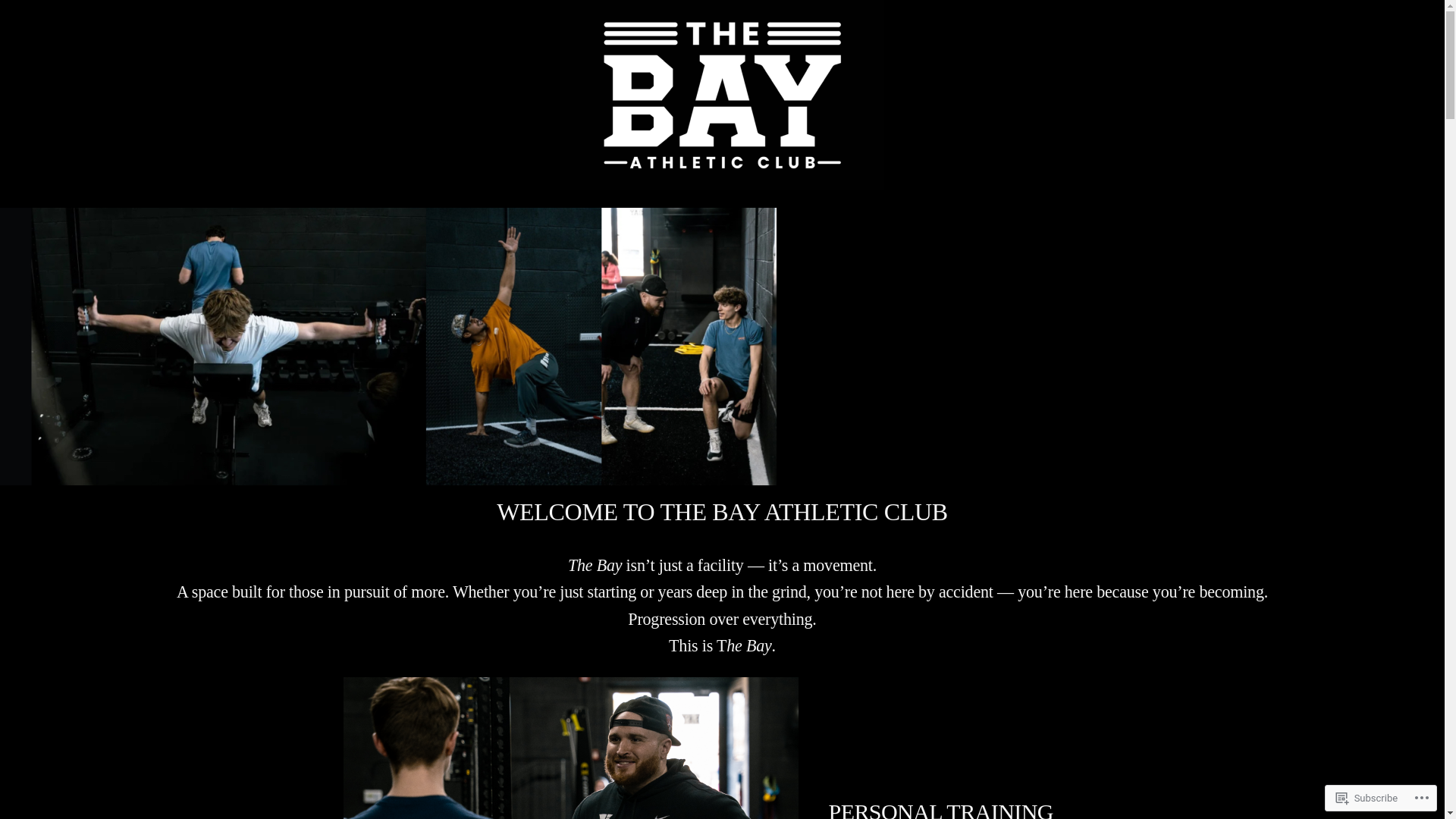 website screenshot of https://thebayathleticclub.com/