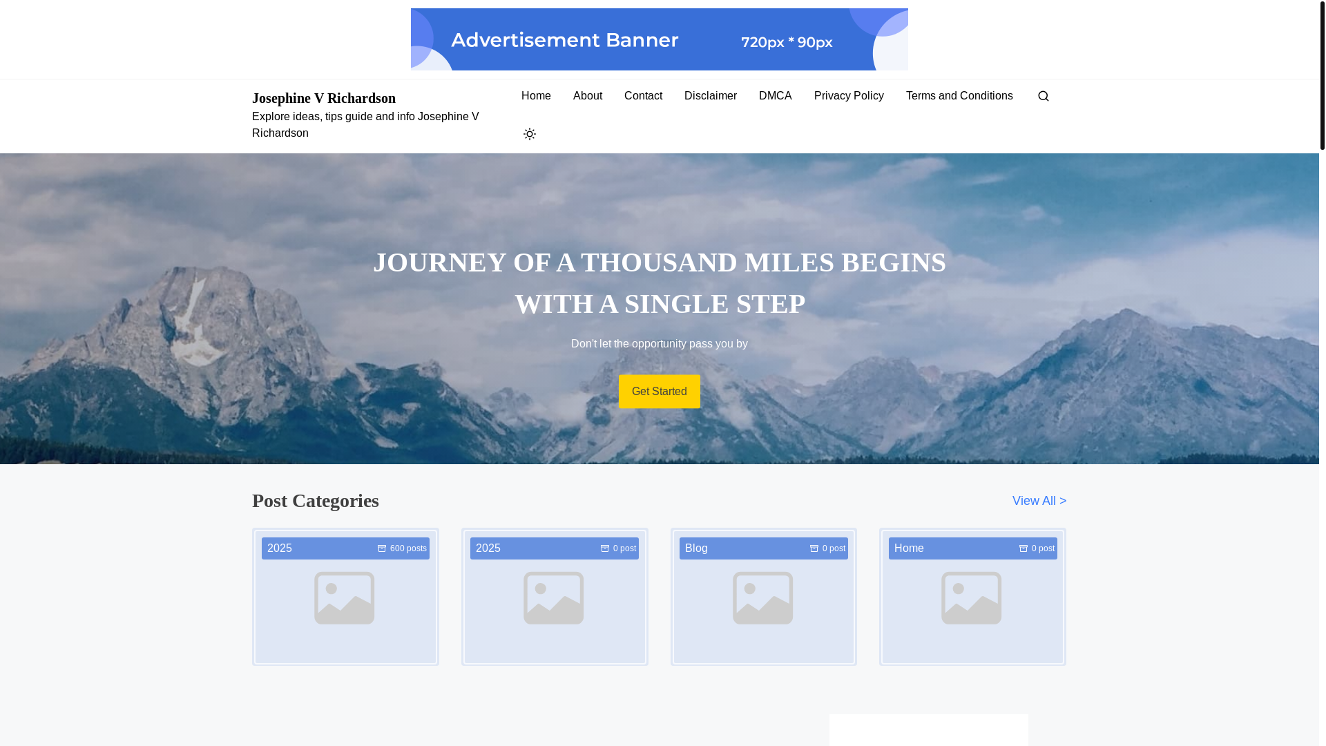 website screenshot of https://josephinevrichardsons.pages.dev/