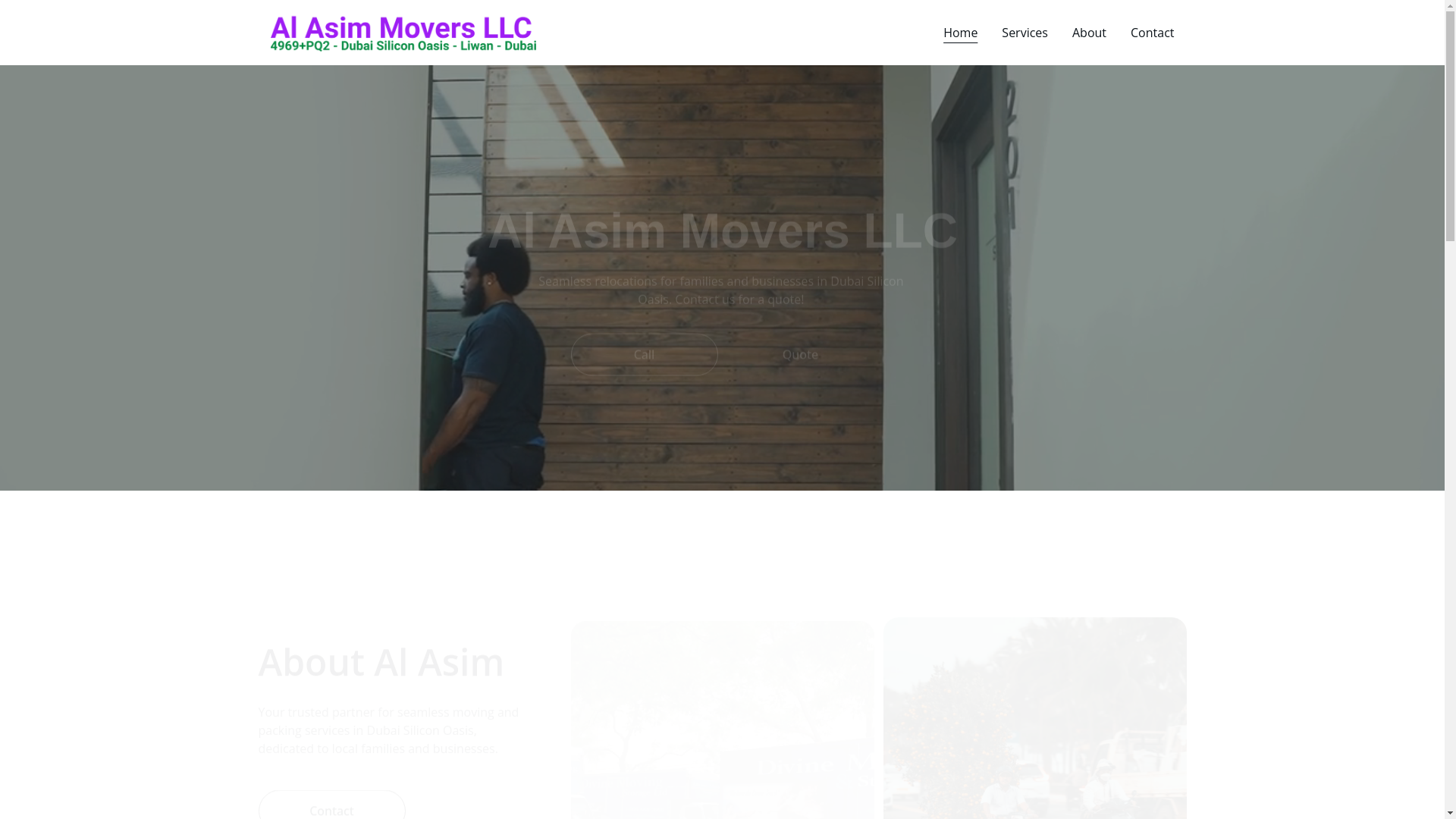 website screenshot of https://asimmoversandpackersllc.life/