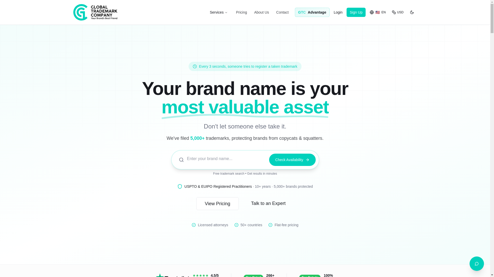 website screenshot of https://gtcadvantage.com/