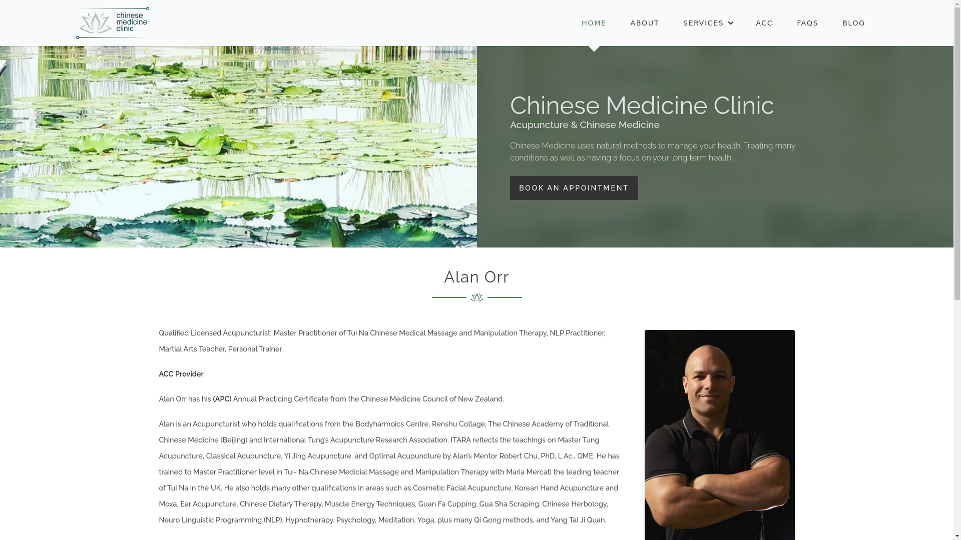 website screenshot of https://chinesemedicineclinic.pages.dev/