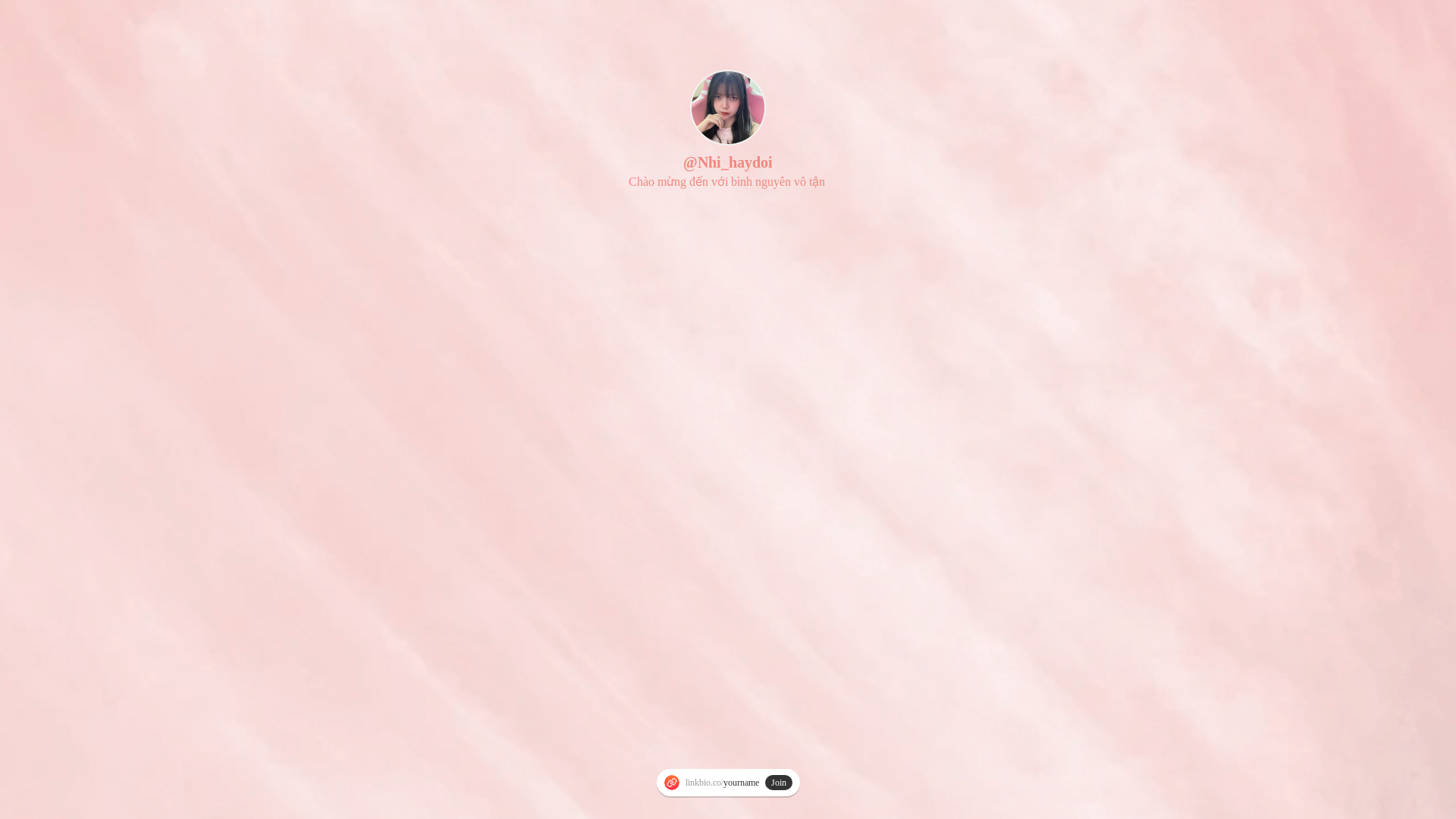 website screenshot of https://linkbio.co/nhihaydoi