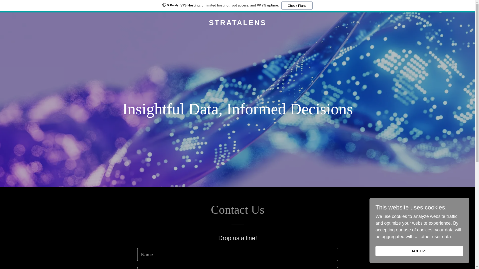 website screenshot of https://stratalens.pro/