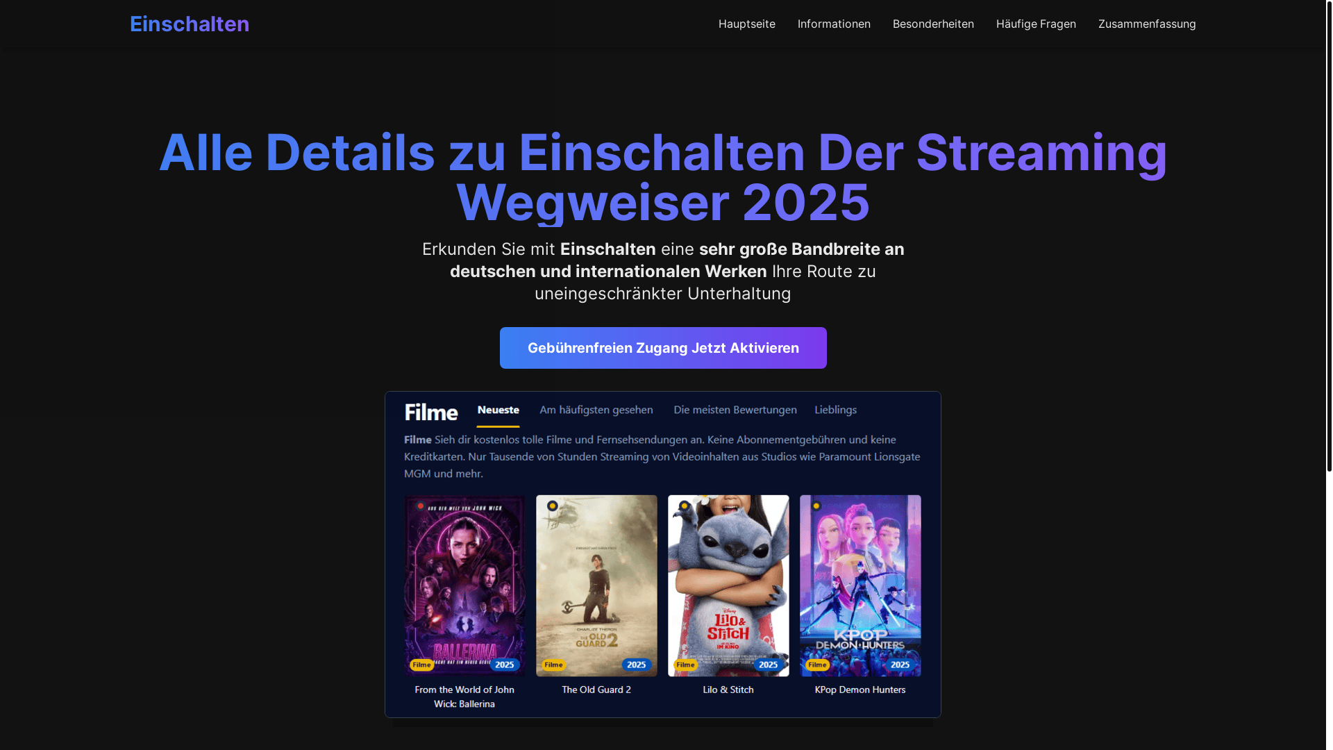 website screenshot of https://einschalten-pvth.pages.dev/