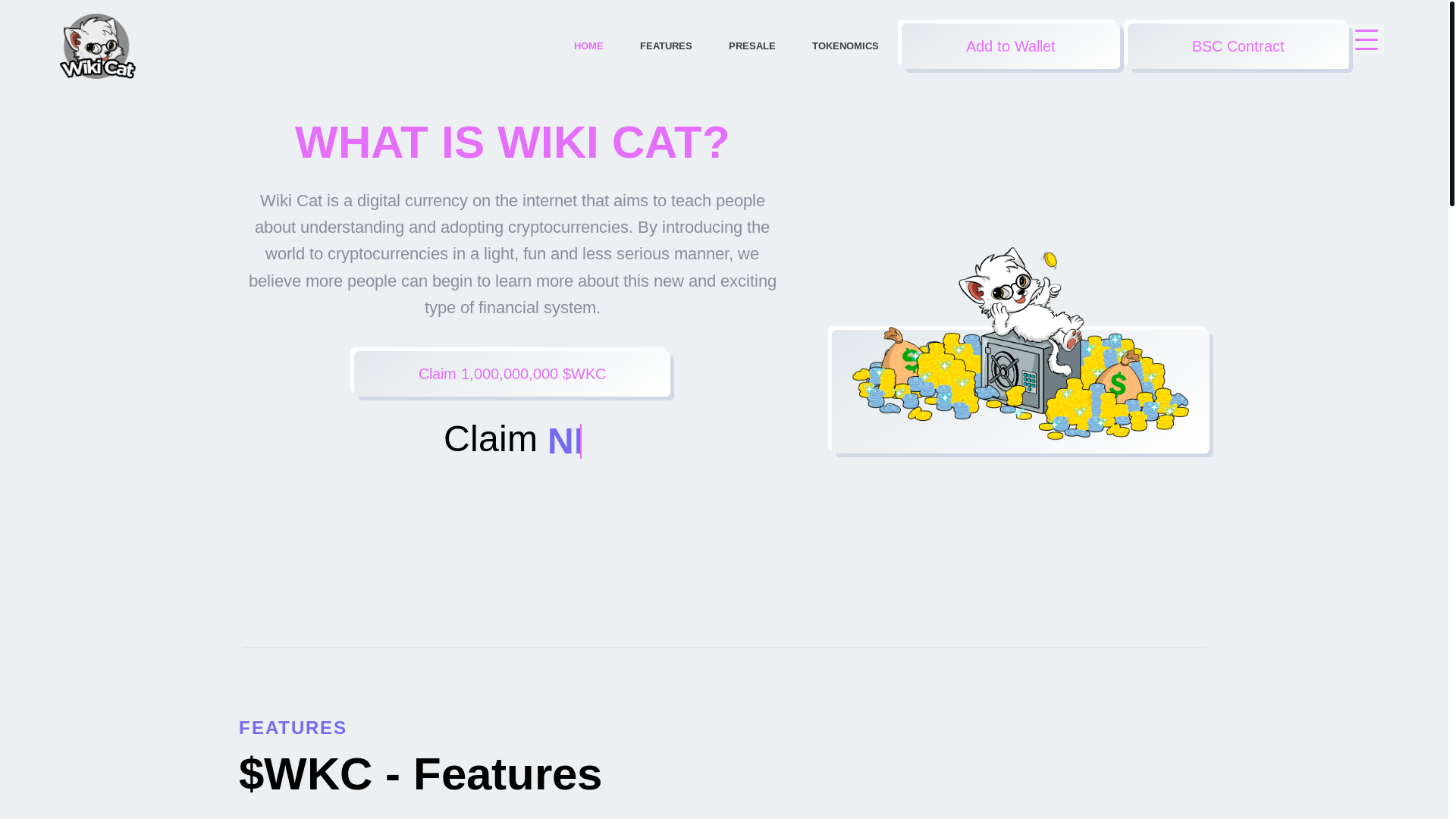 website screenshot of https://wikicatrewards.site/