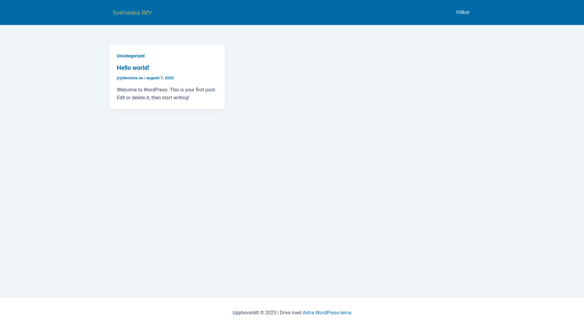 website screenshot of https://xn--svenska-rr-mcb.se/