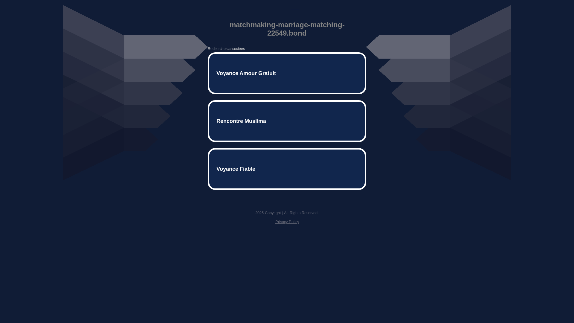 website screenshot of https://matchmaking-marriage-matching-22549.bond/