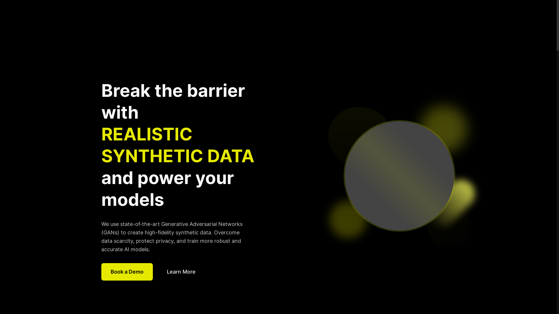 website screenshot of https://aikendatalabs.com/