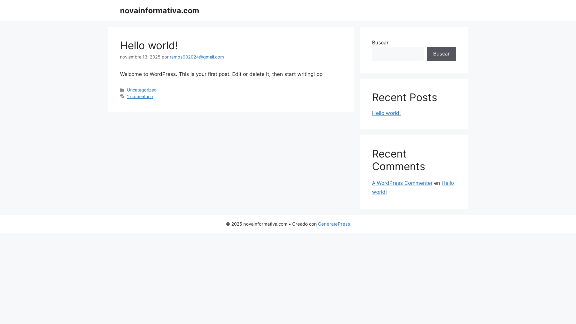website screenshot of https://novainformativa.com/