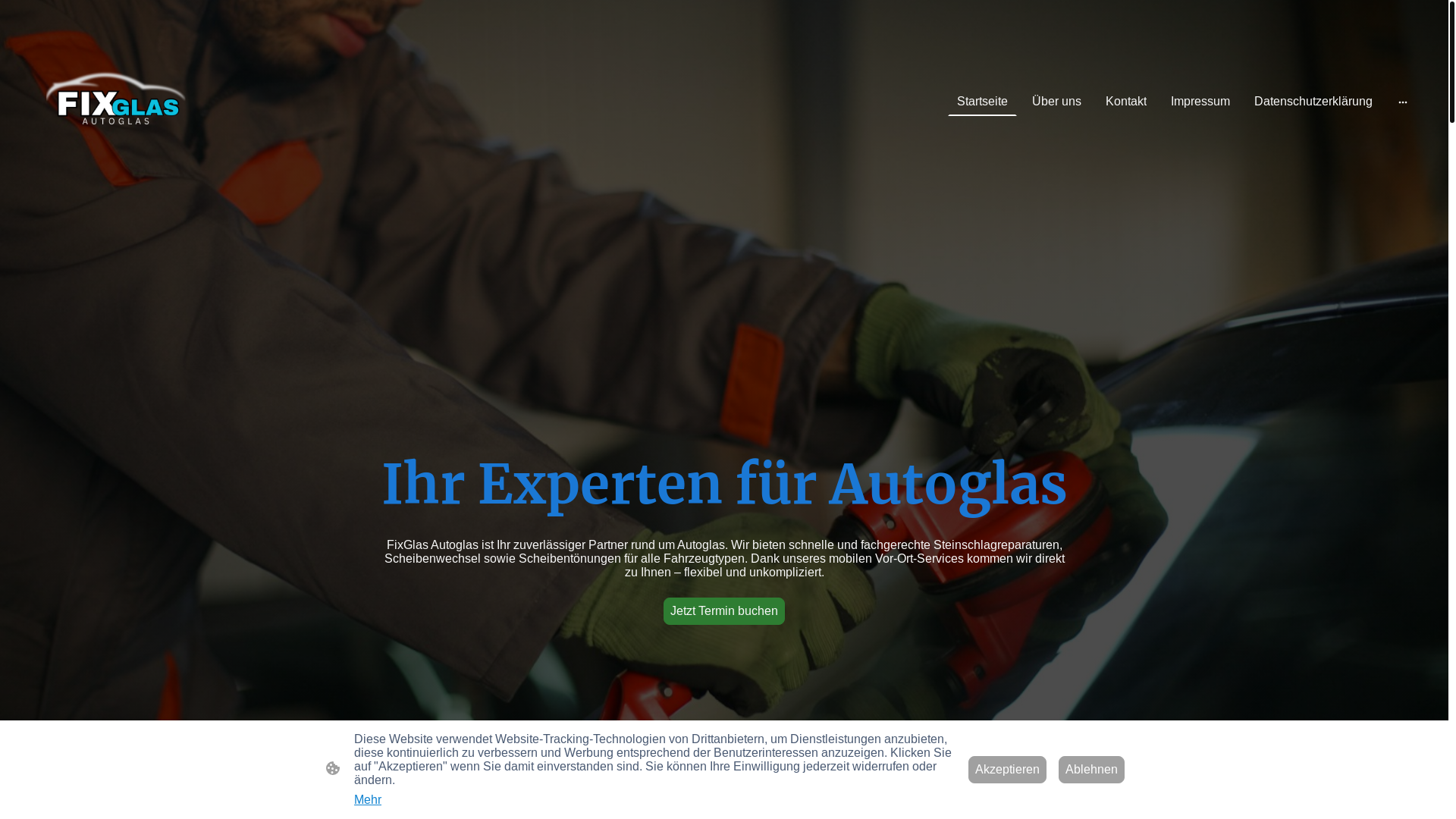 website screenshot of https://fixglas-autoglas.de/