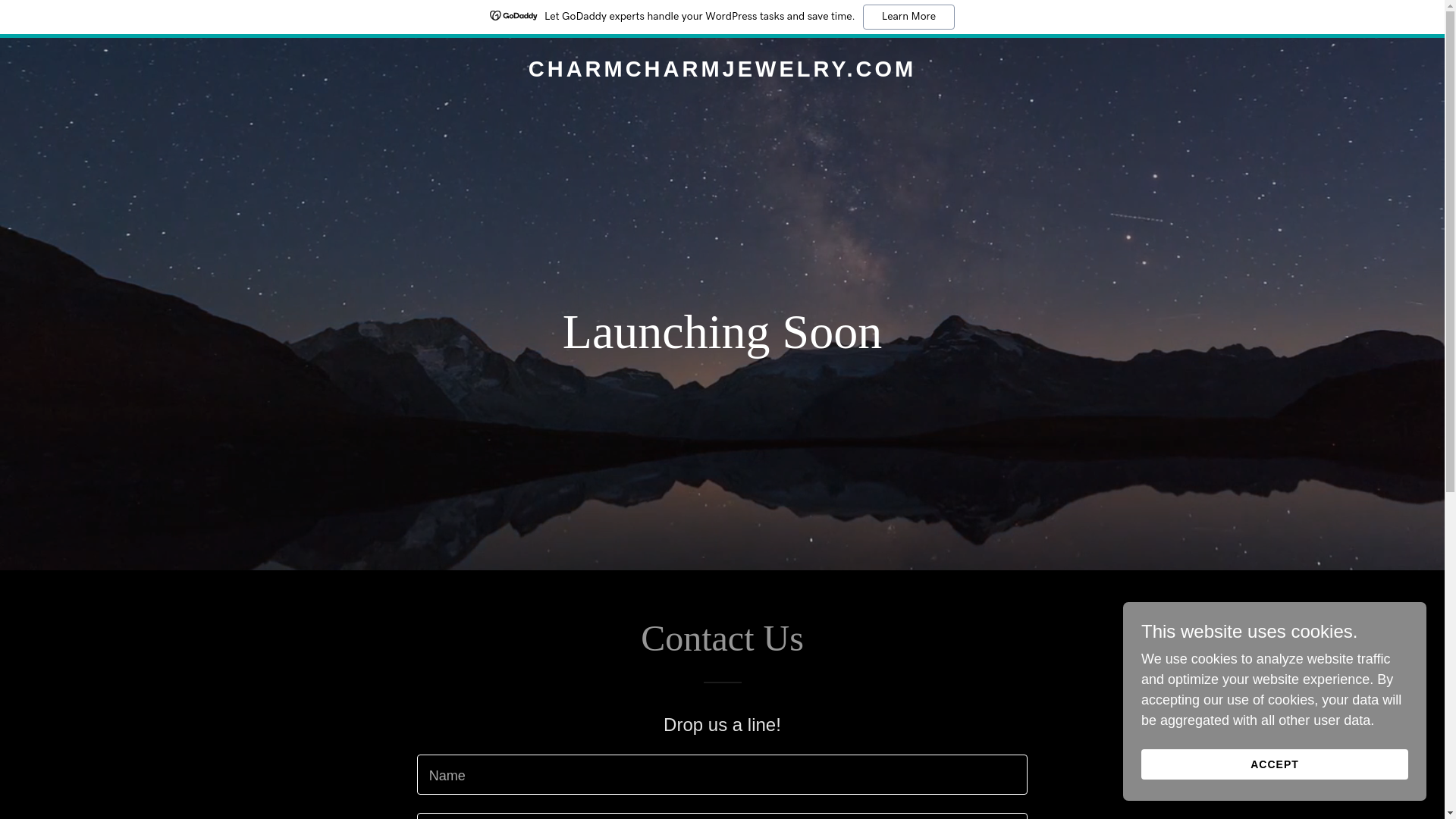 website screenshot of https://charmcharmjewelry.com/