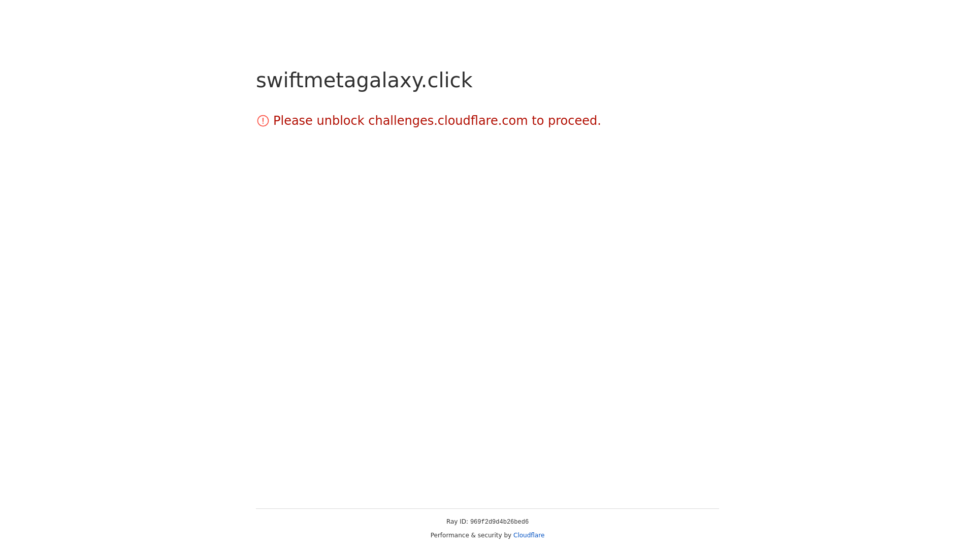 website screenshot of https://swiftmetagalaxy.click/