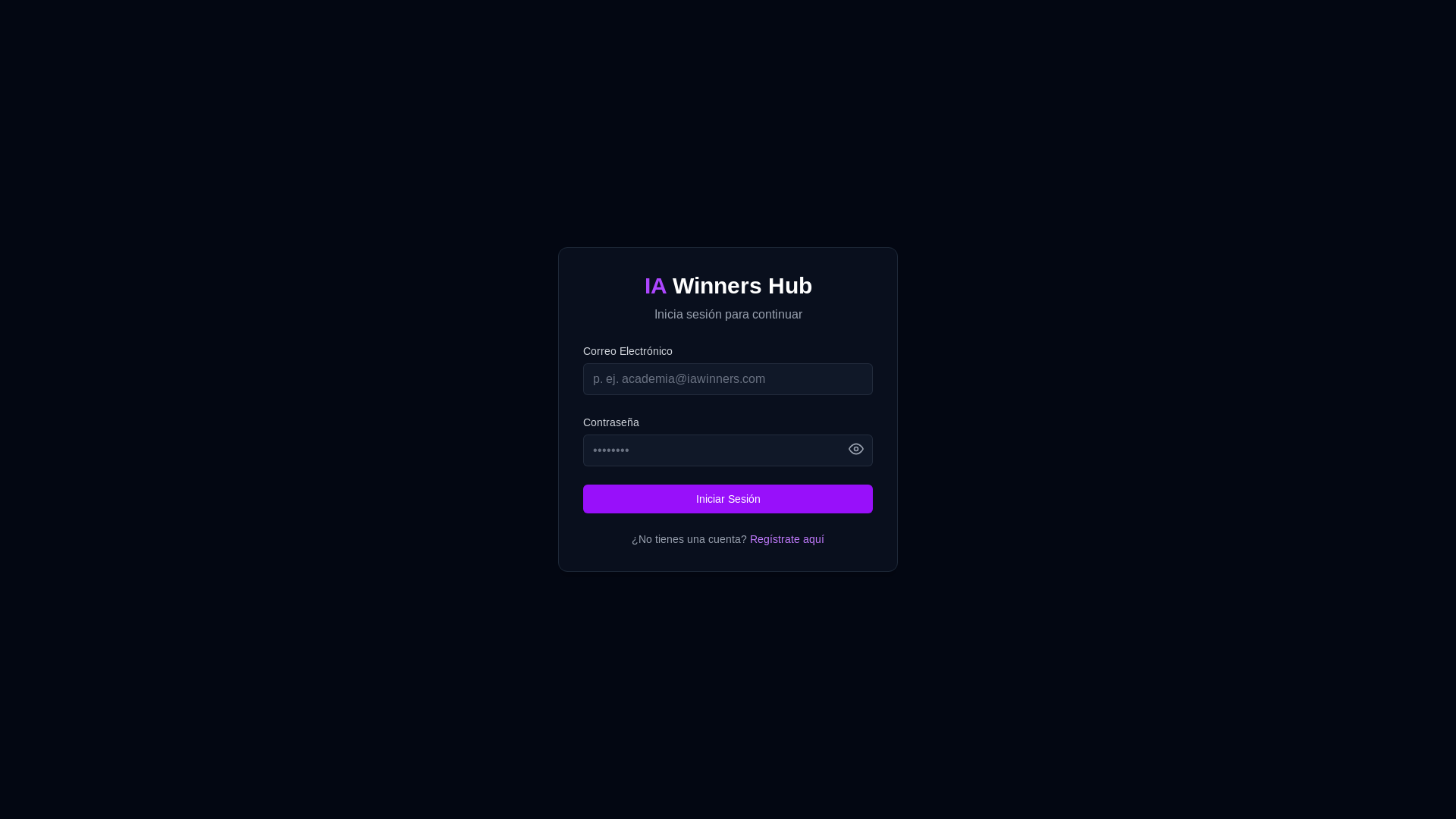 website screenshot of https://iawinners-academy-chatbots.pages.dev/