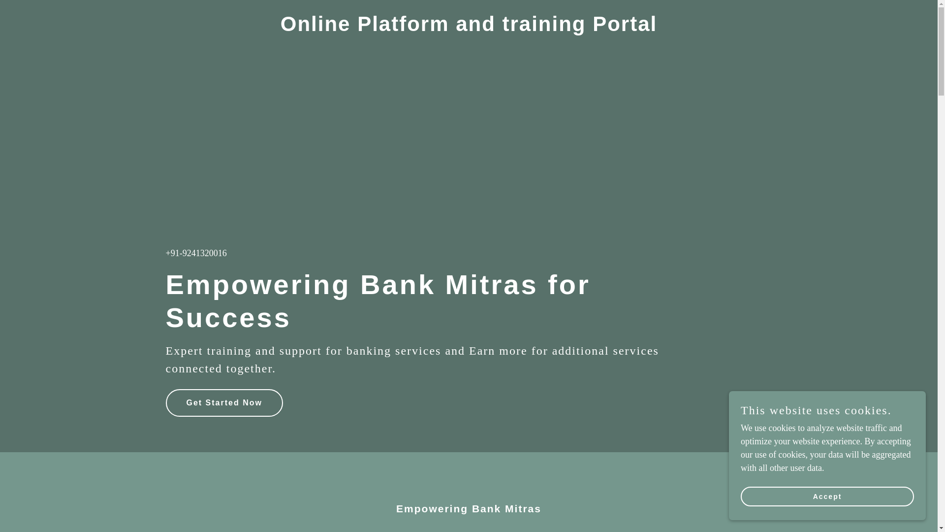 website screenshot of https://bankmitraunion.com/