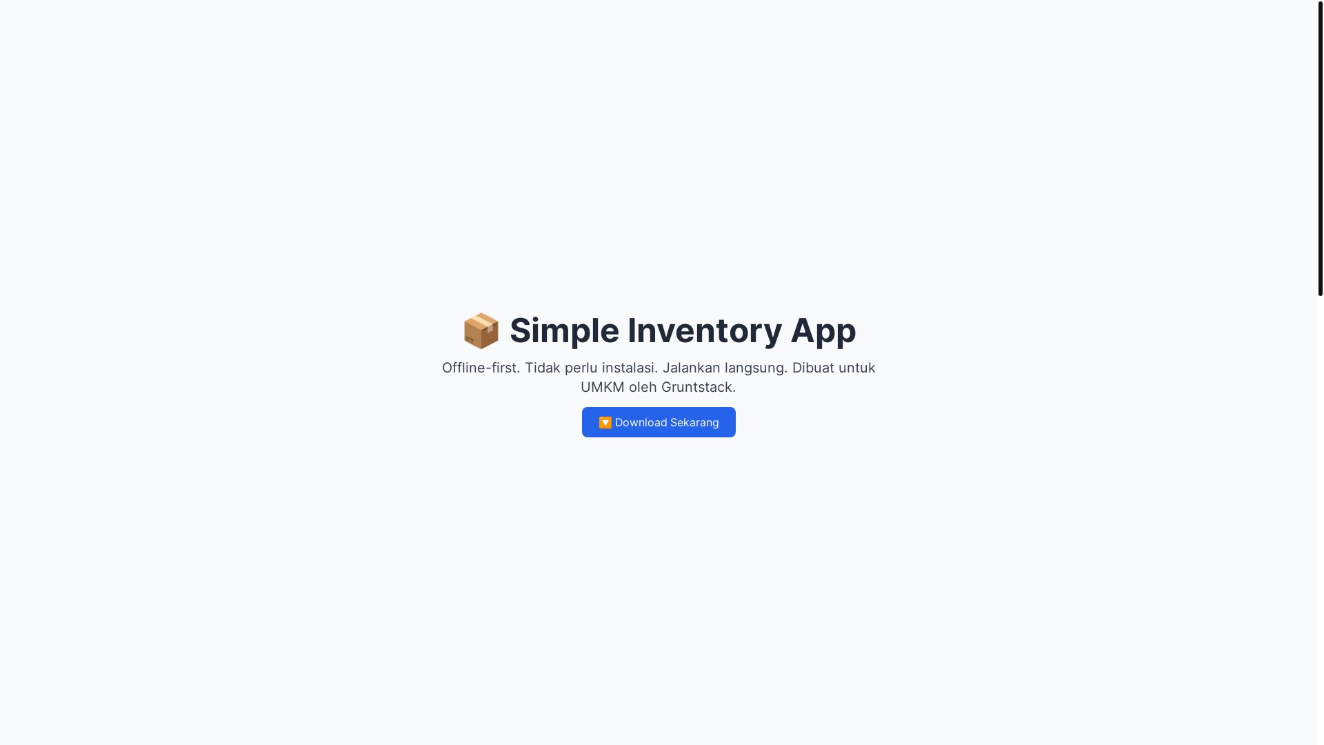 website screenshot of https://inventory-app-lite.pages.dev/