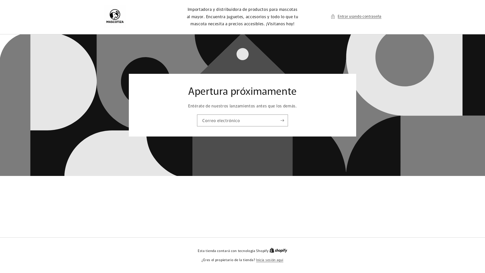 website screenshot of https://mascotiza.cl/