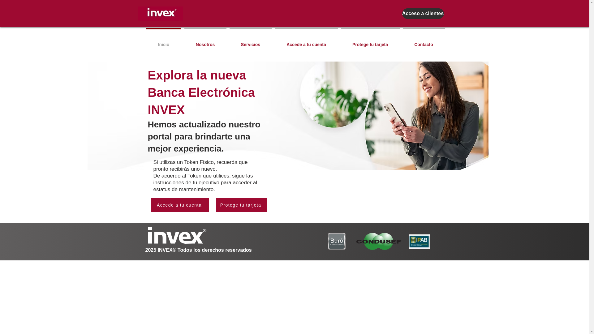 website screenshot of https://invexseguridad.com/