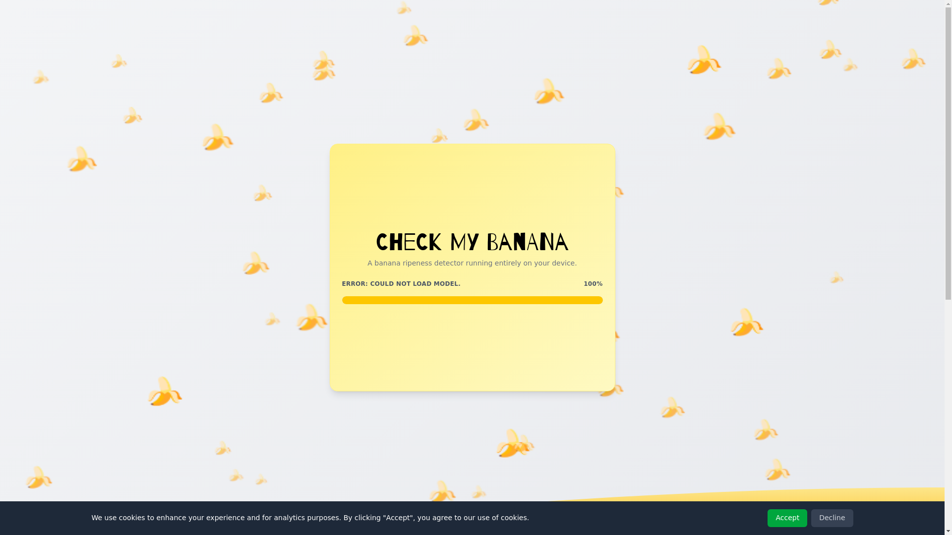 website screenshot of https://checkmybanana.pages.dev/