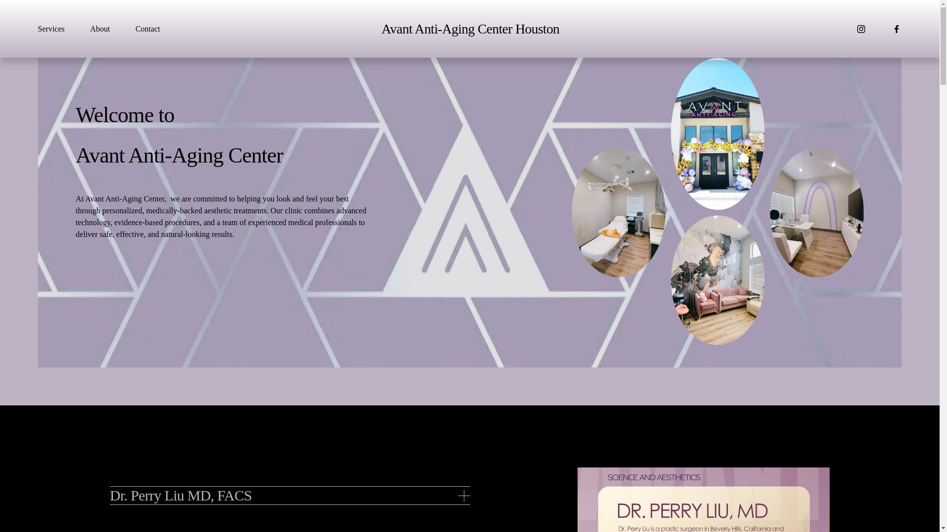 website screenshot of https://avantantiagingtx.com/