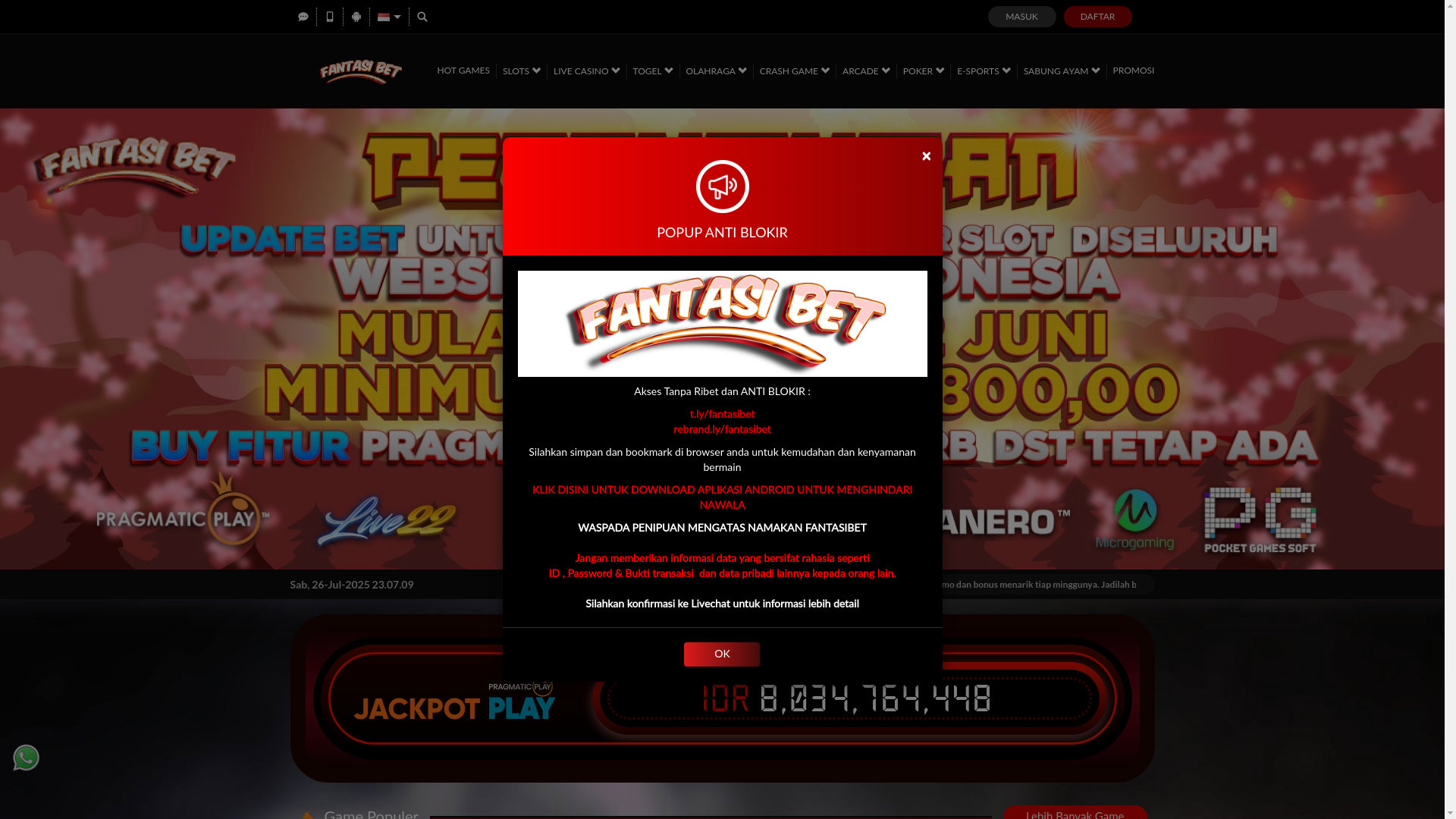 website screenshot of https://fantasibetgrapnel.xyz/