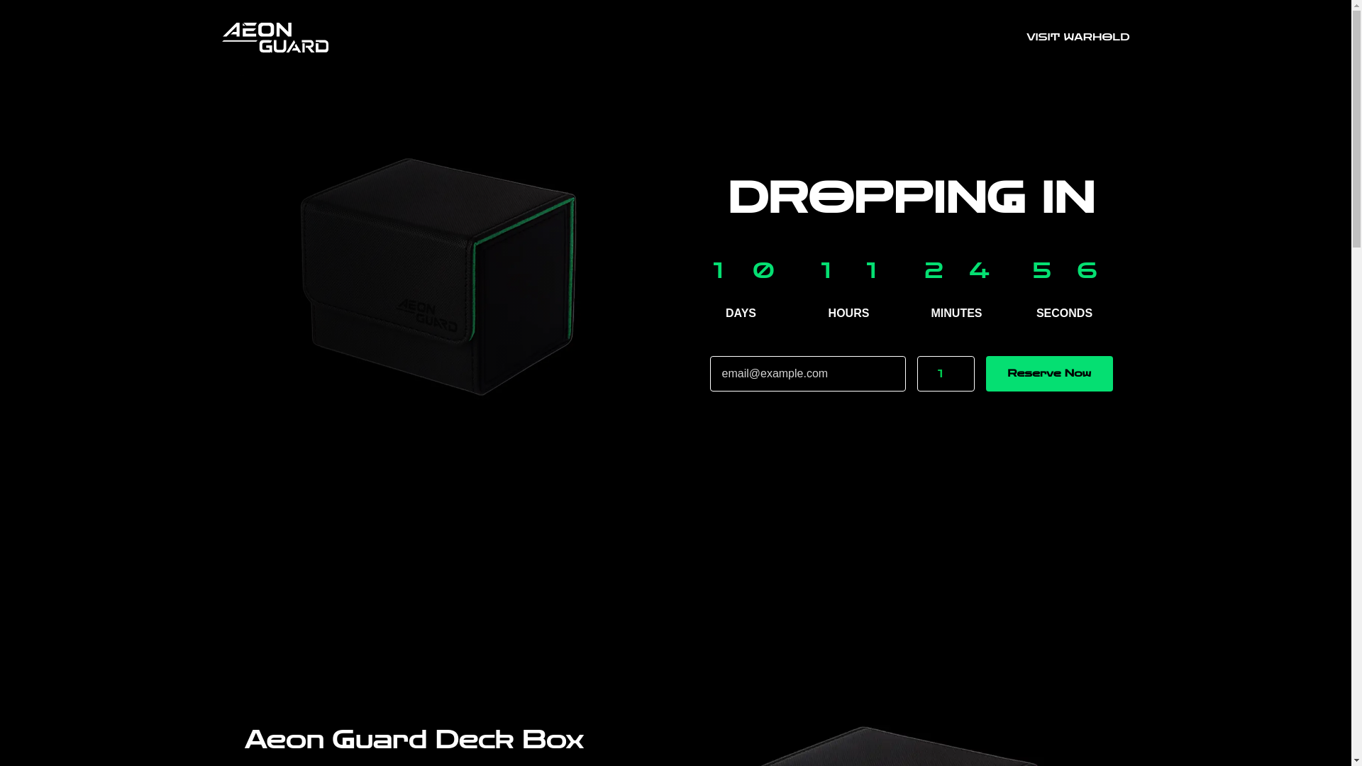 website screenshot of https://aeonguard.com.au/