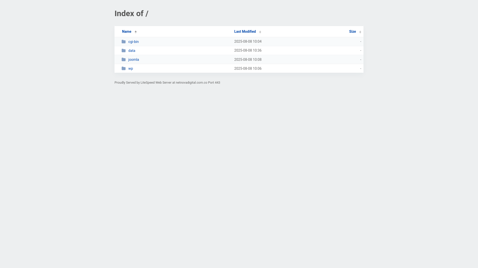website screenshot of https://netnovadigital.com.co/