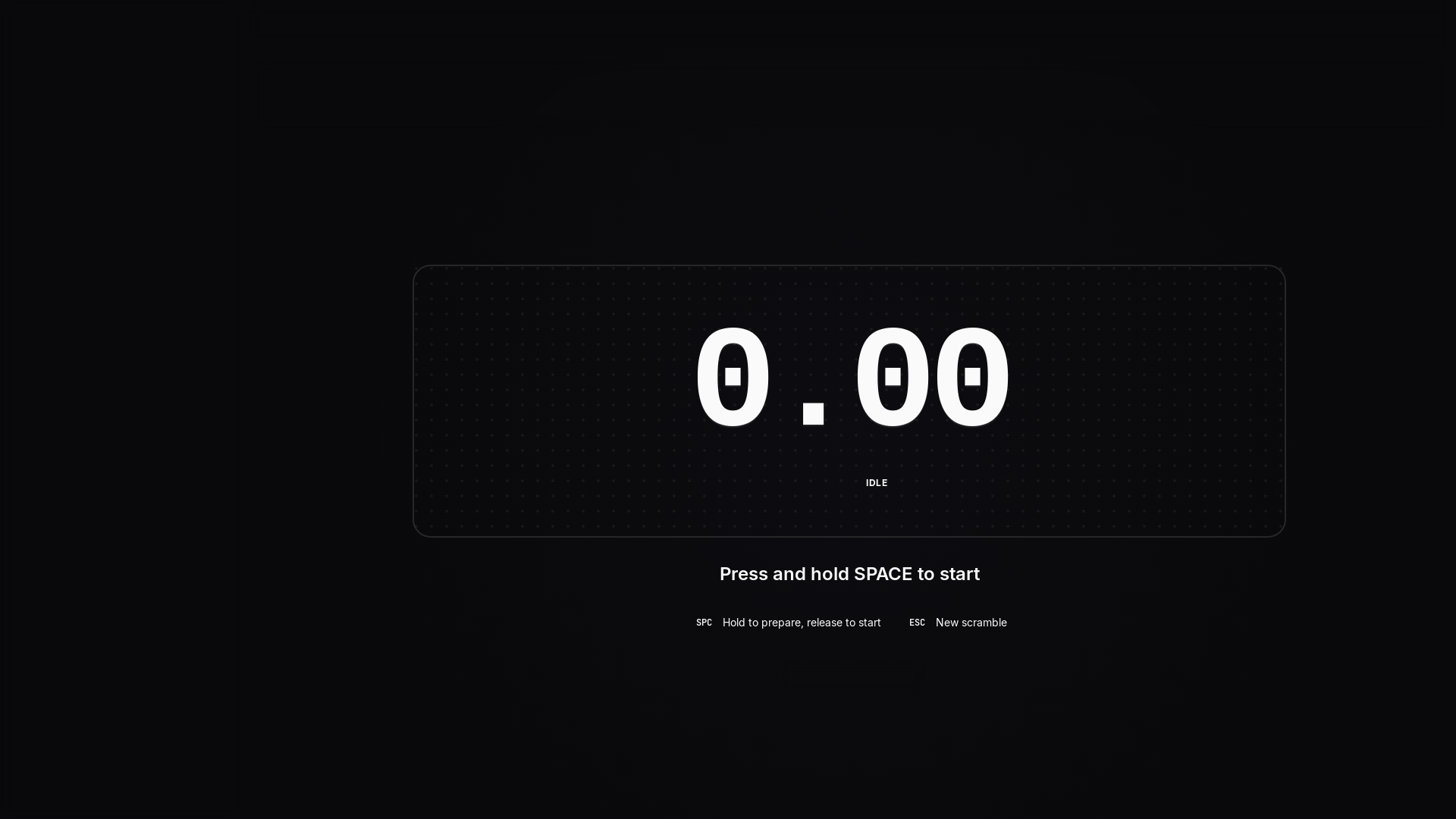 website screenshot of https://rubiks-cube-timer.pages.dev/